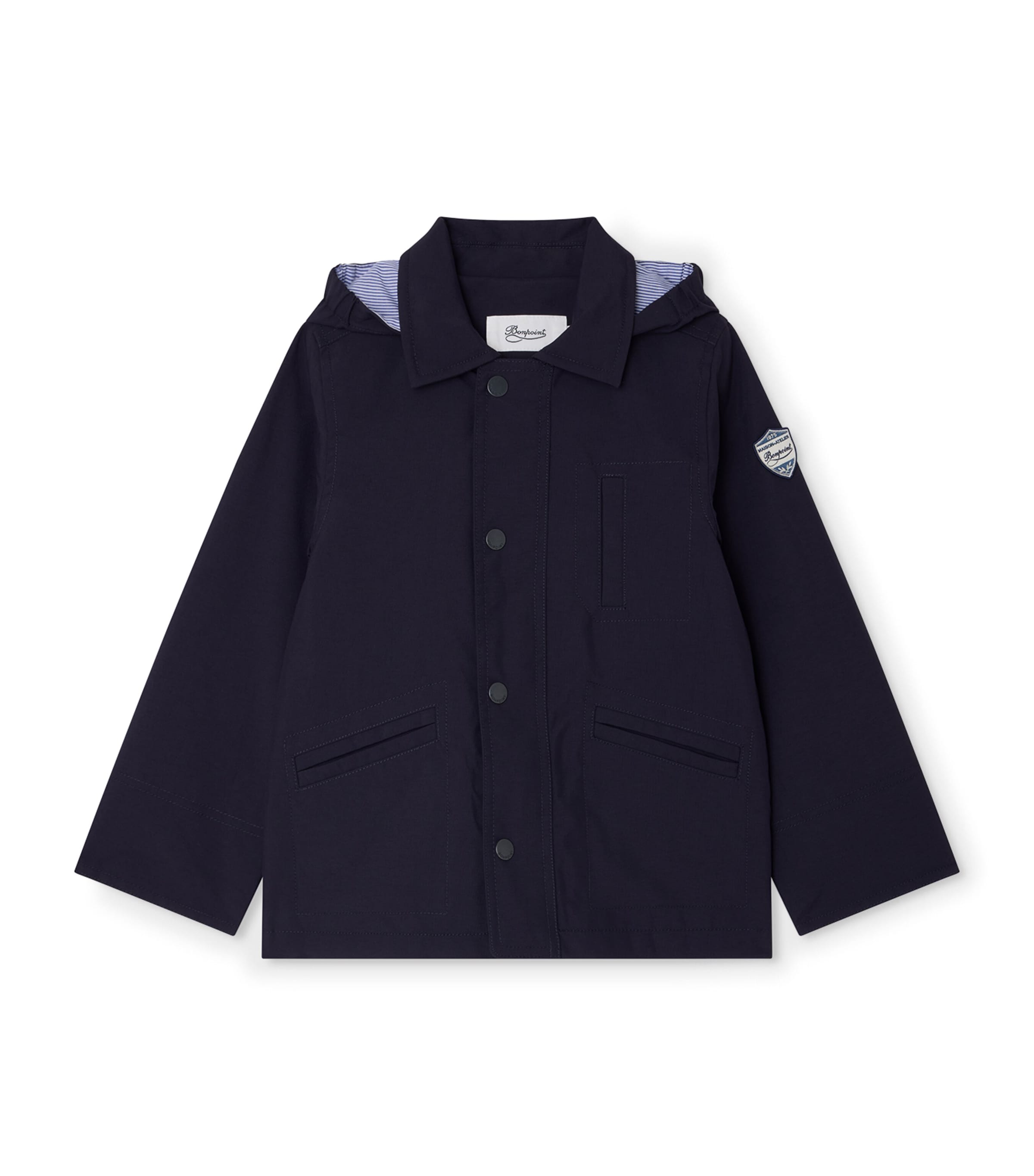 Bonpoint Hooded Luther Parka (10-14 Years) Marine Image 1