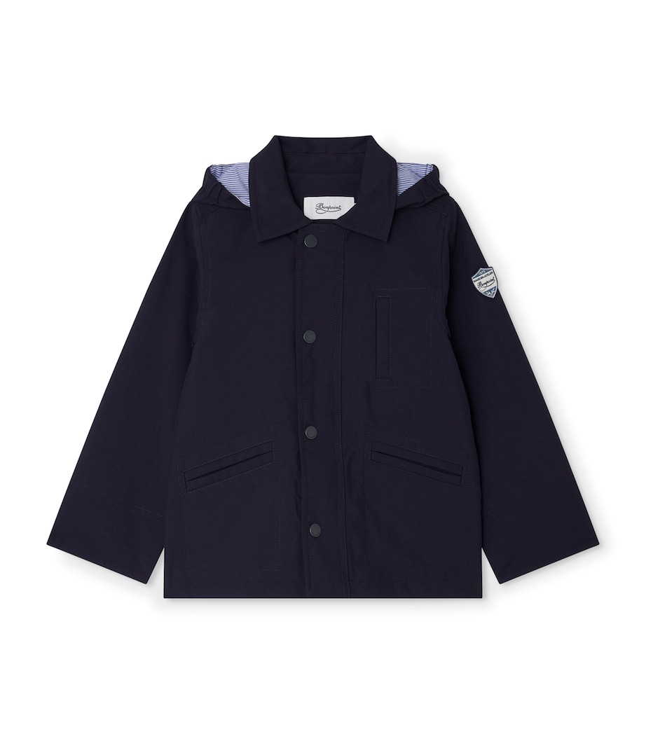 Bonpoint Hooded Luther Parka (10-14 Years) Marine Image 1