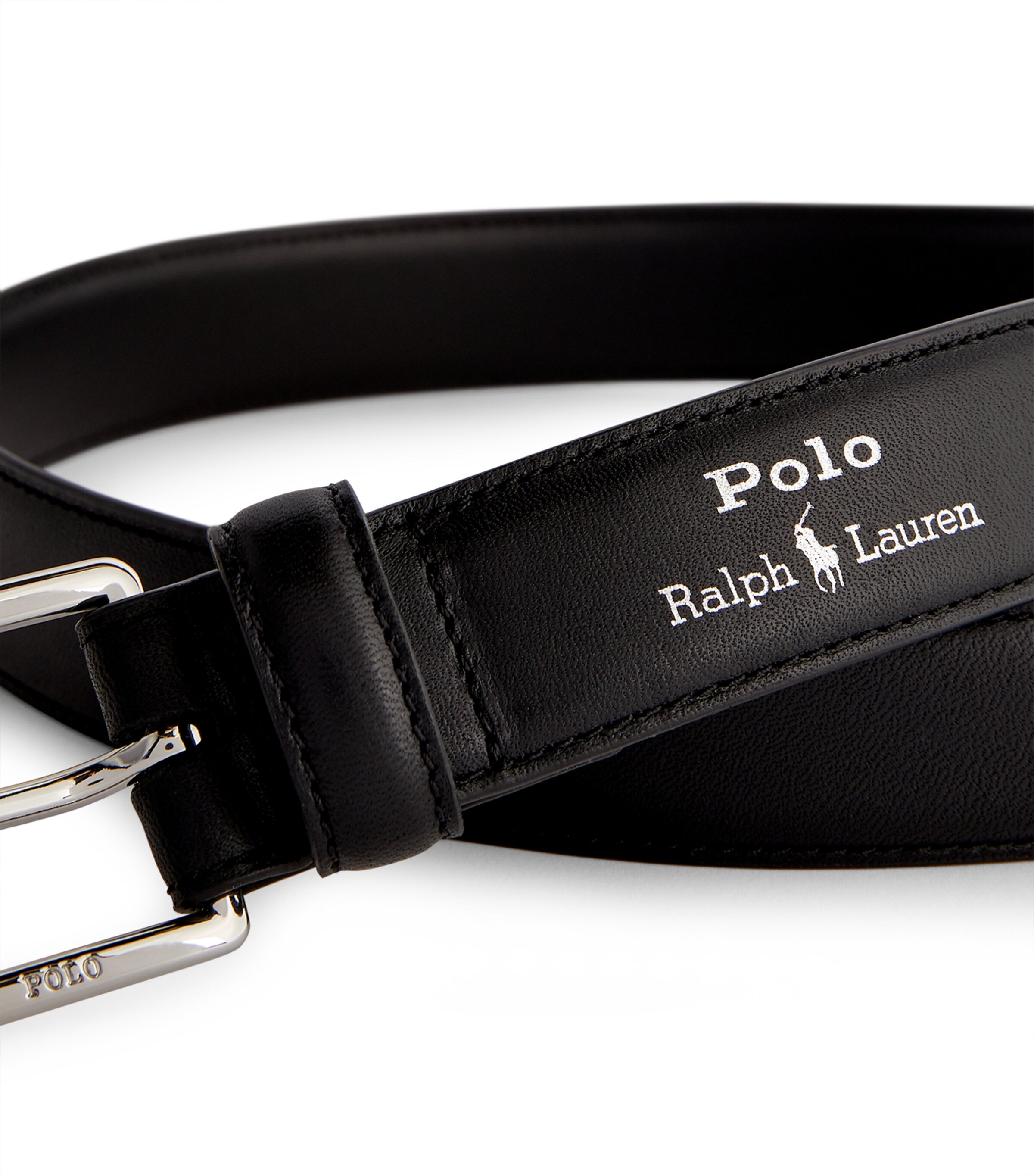 Leather Belt BLACK Image 9