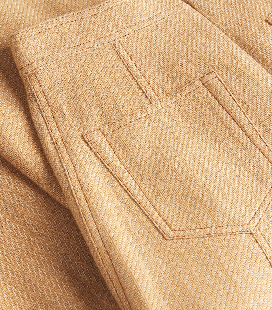 Pleated Blisse Midi Skirt TAN Image 5