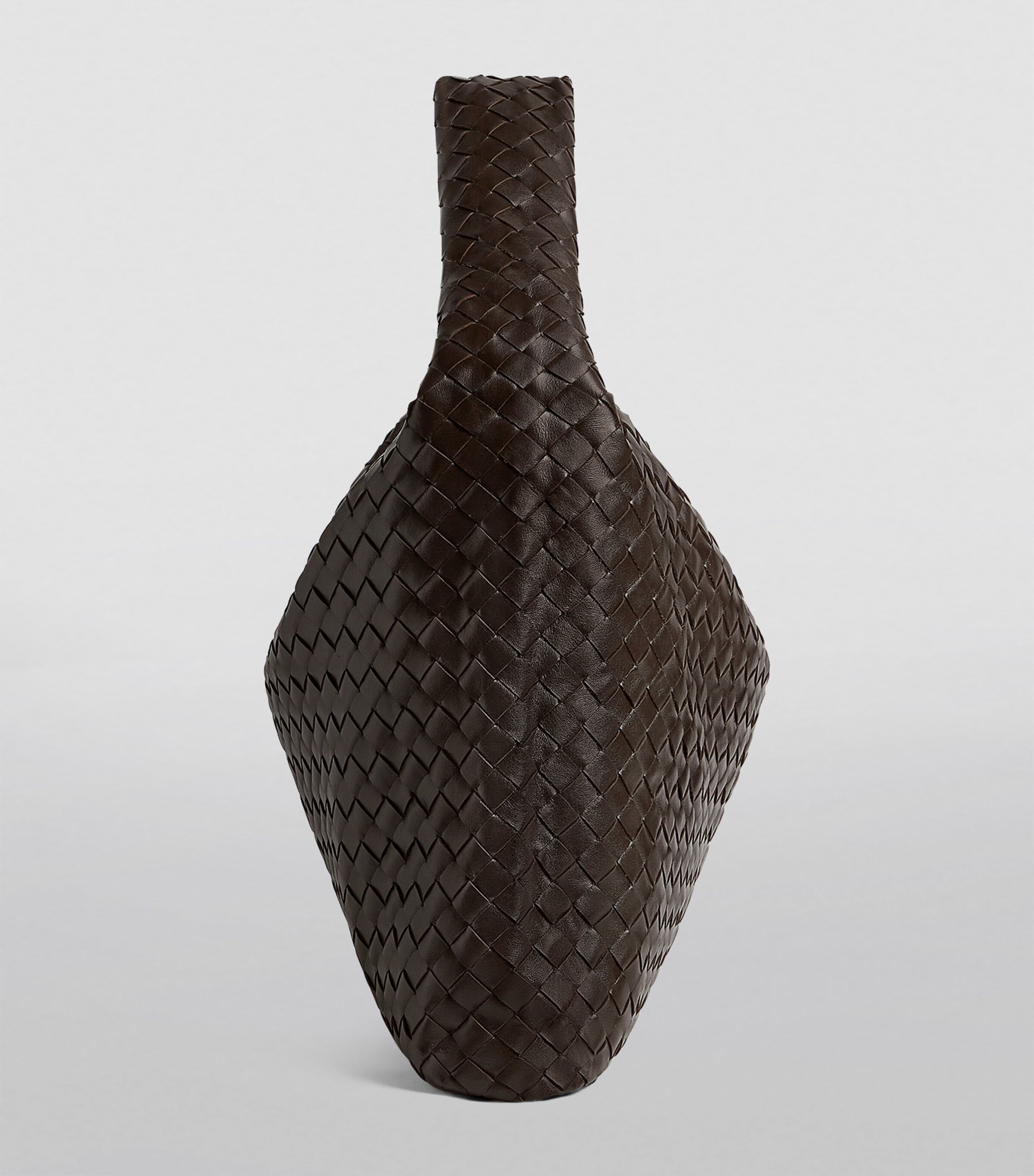 Large Leather Hop Shoulder Bag FONDANT-M BRASS Image 3