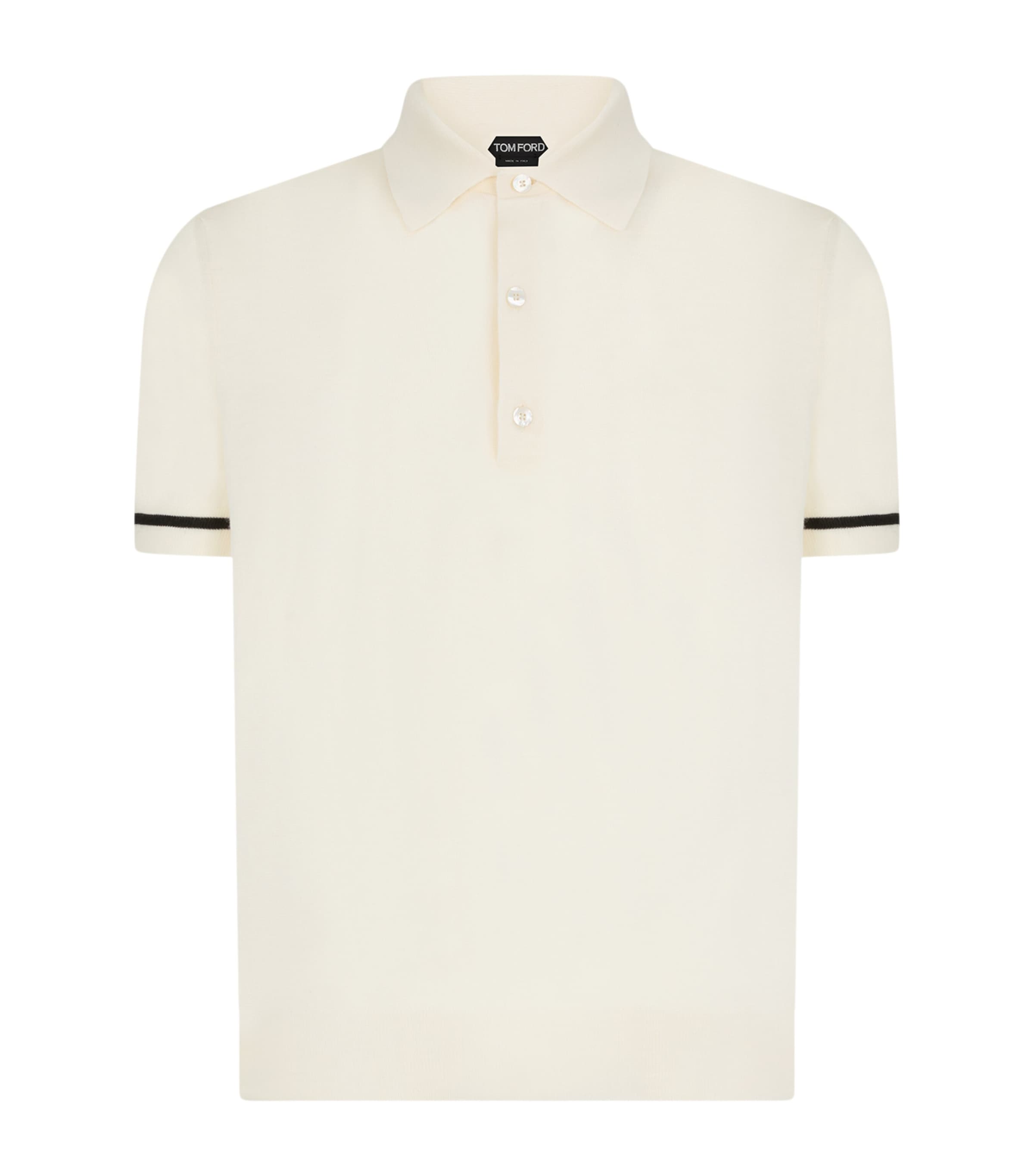 Cashmere-Silk Polo Shirt WAC Image 1