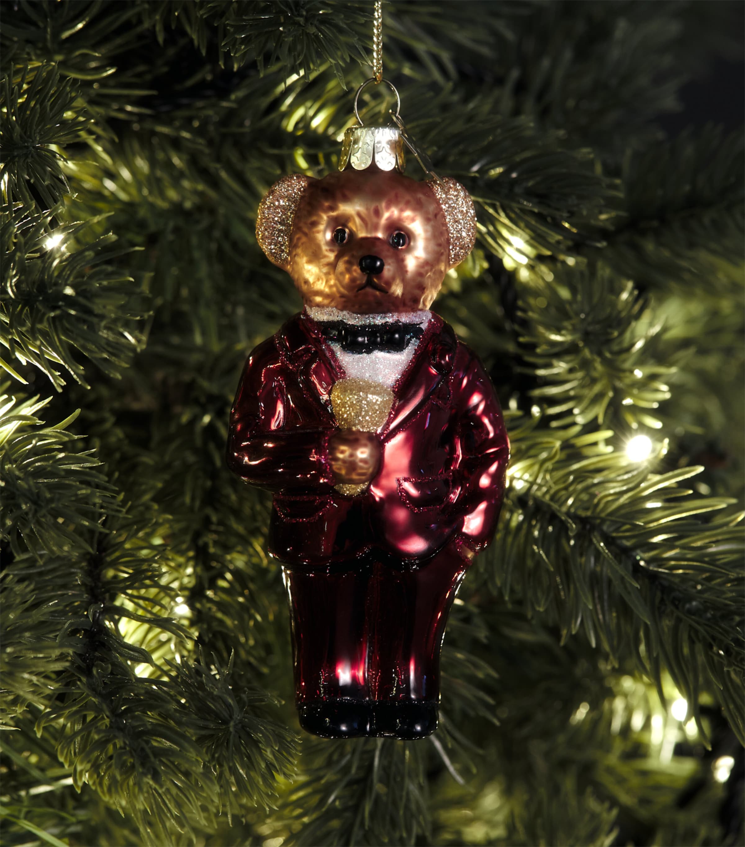 Harrods Suited Bear Tree Decoration Image 3