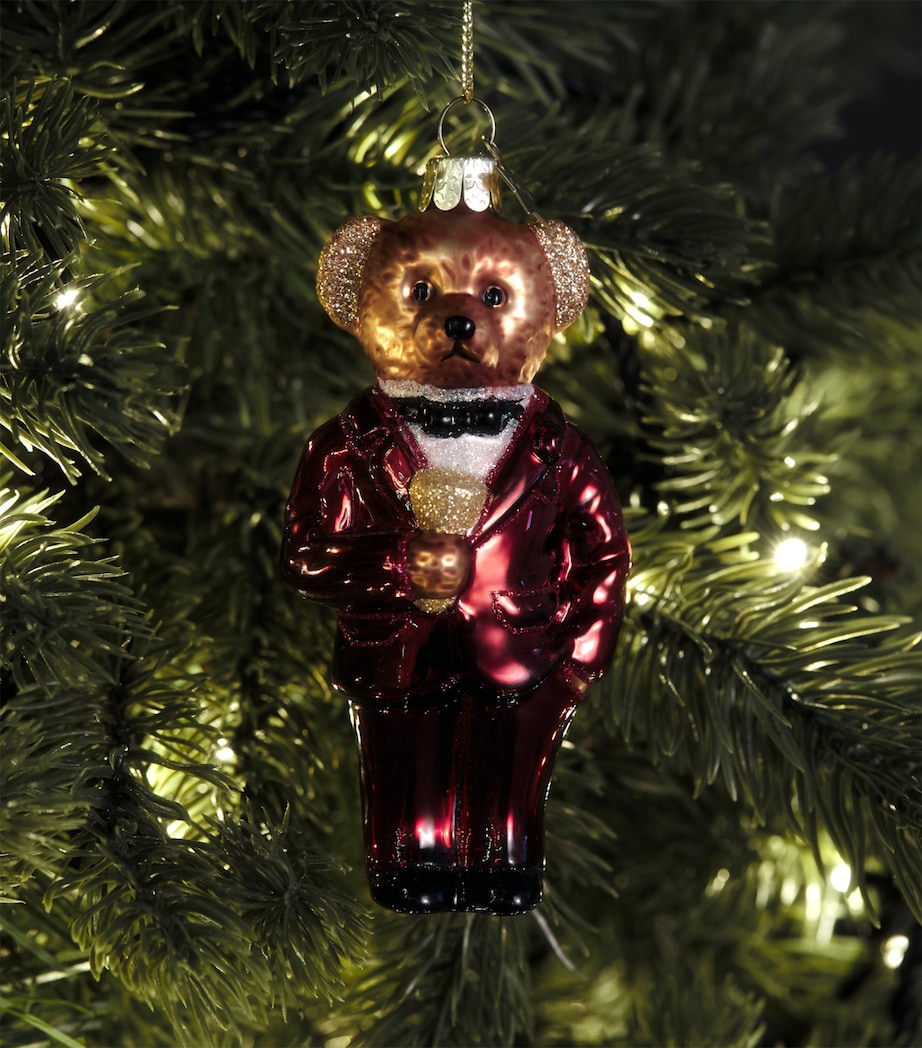 Harrods Suited Bear Tree Decoration Image 3