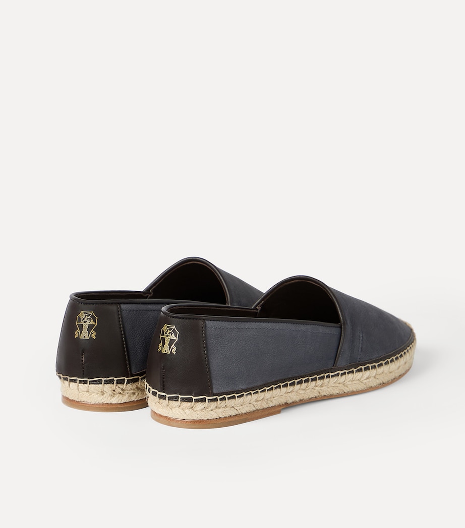 Brunello Cucinelli Grained Calfskin Espadrilles Image 5