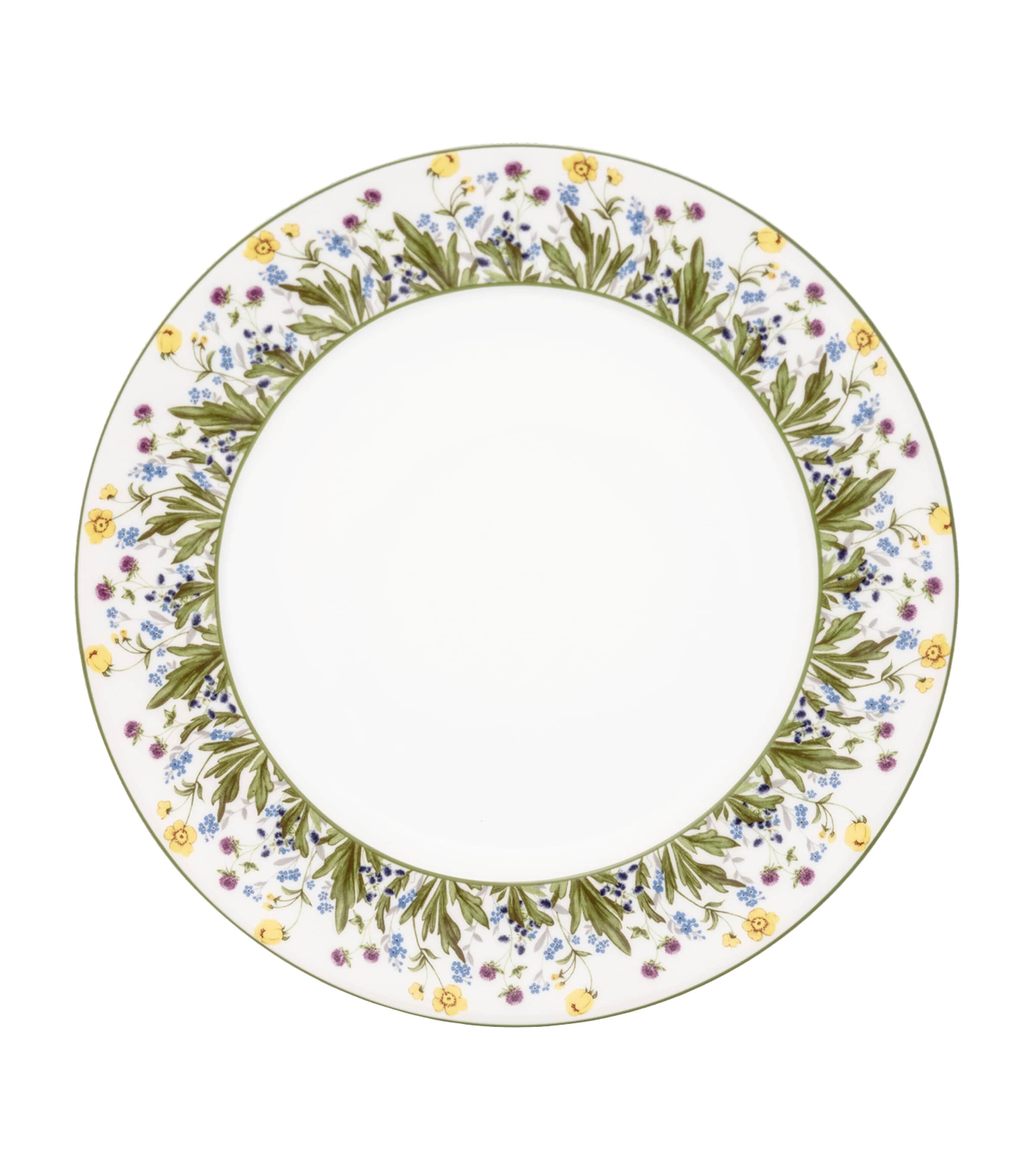 Halcyon Days Highgrove Wildflower Dinner Plate In White