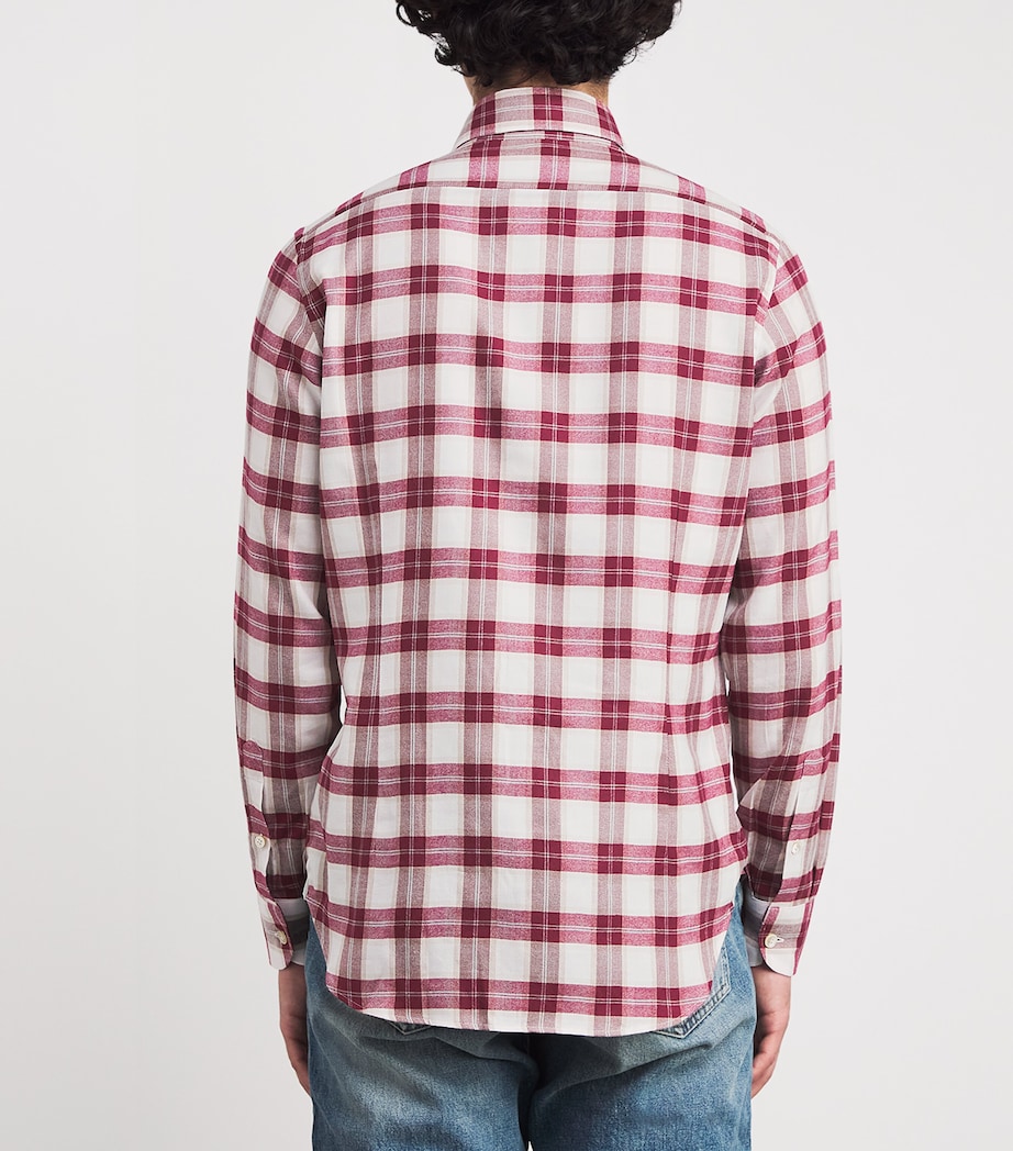 Cotton-Blend Check Shirt LAMPONE Image 4