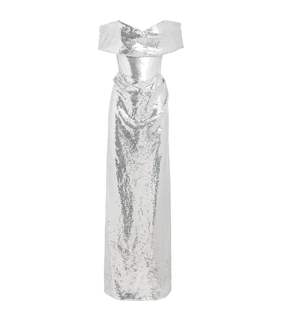 Sequin-Embellished Nova Cocotte Gown