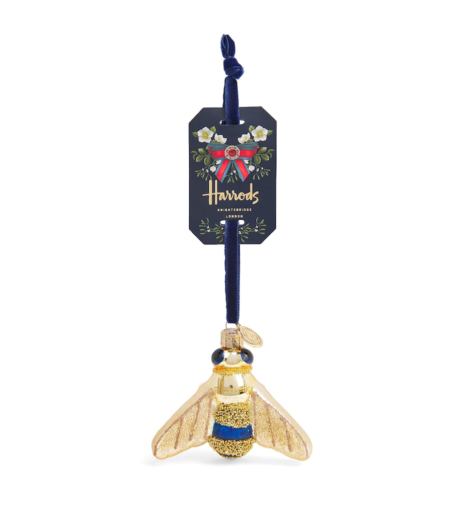 Embellished Bee Tree Decoration BLACK/ORANGE/GOLD Image 1