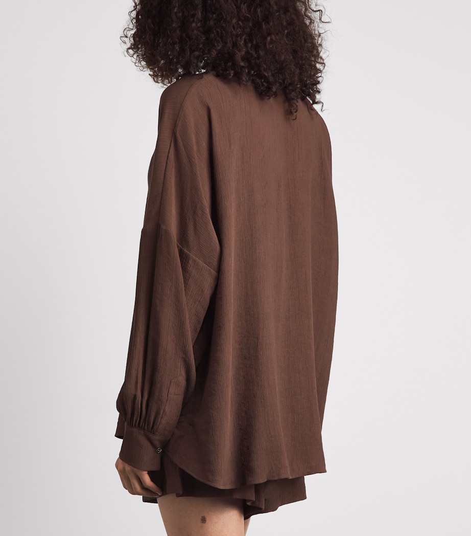 AWAY THAT DAY Womens Maldives Shirt Espresso Image 5