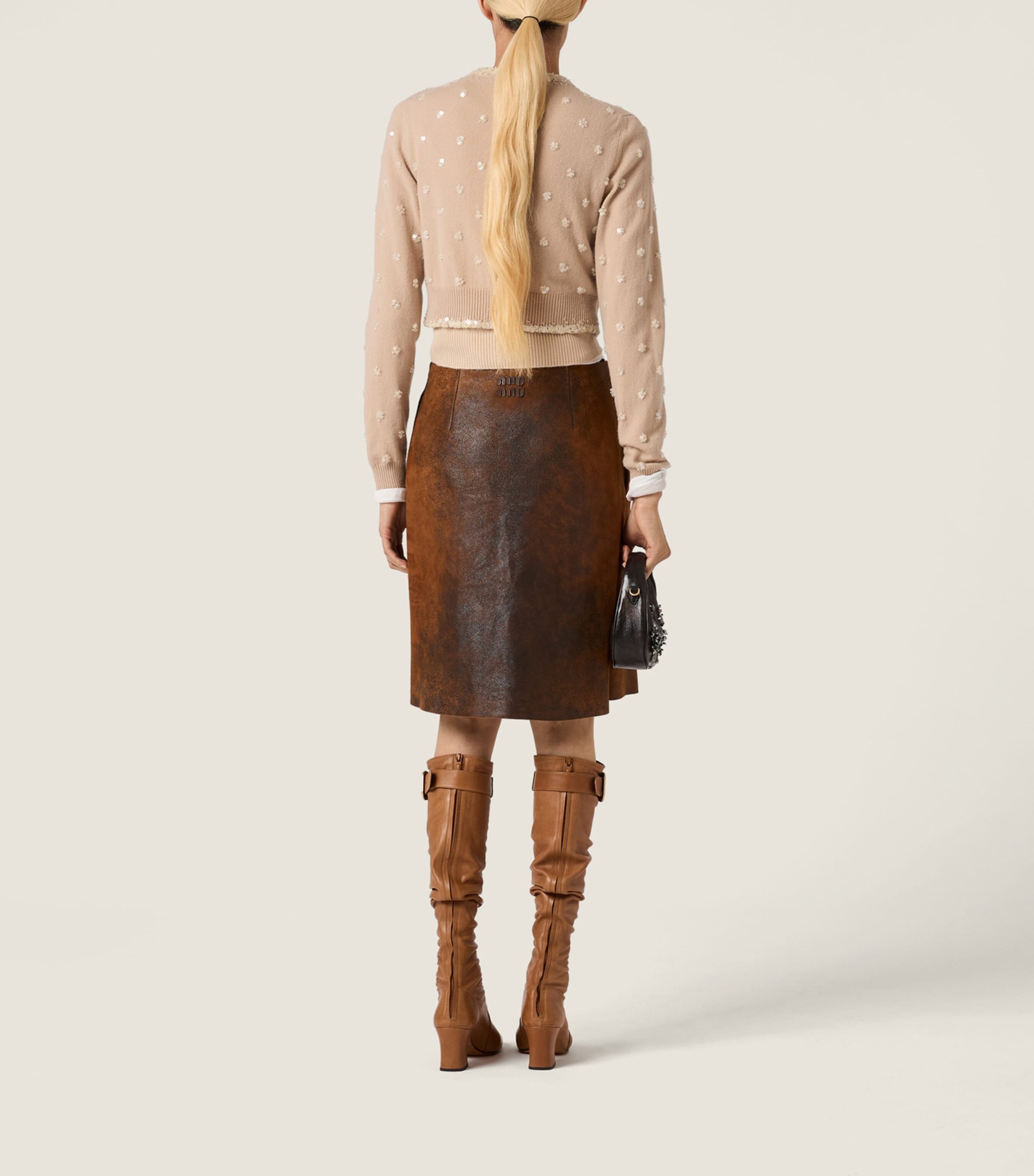 Cashmere Embellished Cardigan F0627 Image 3