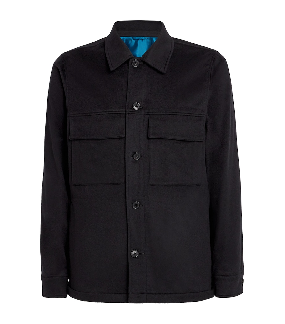 Cashmere Overshirt 49 VERY DARK NAVY Image 1