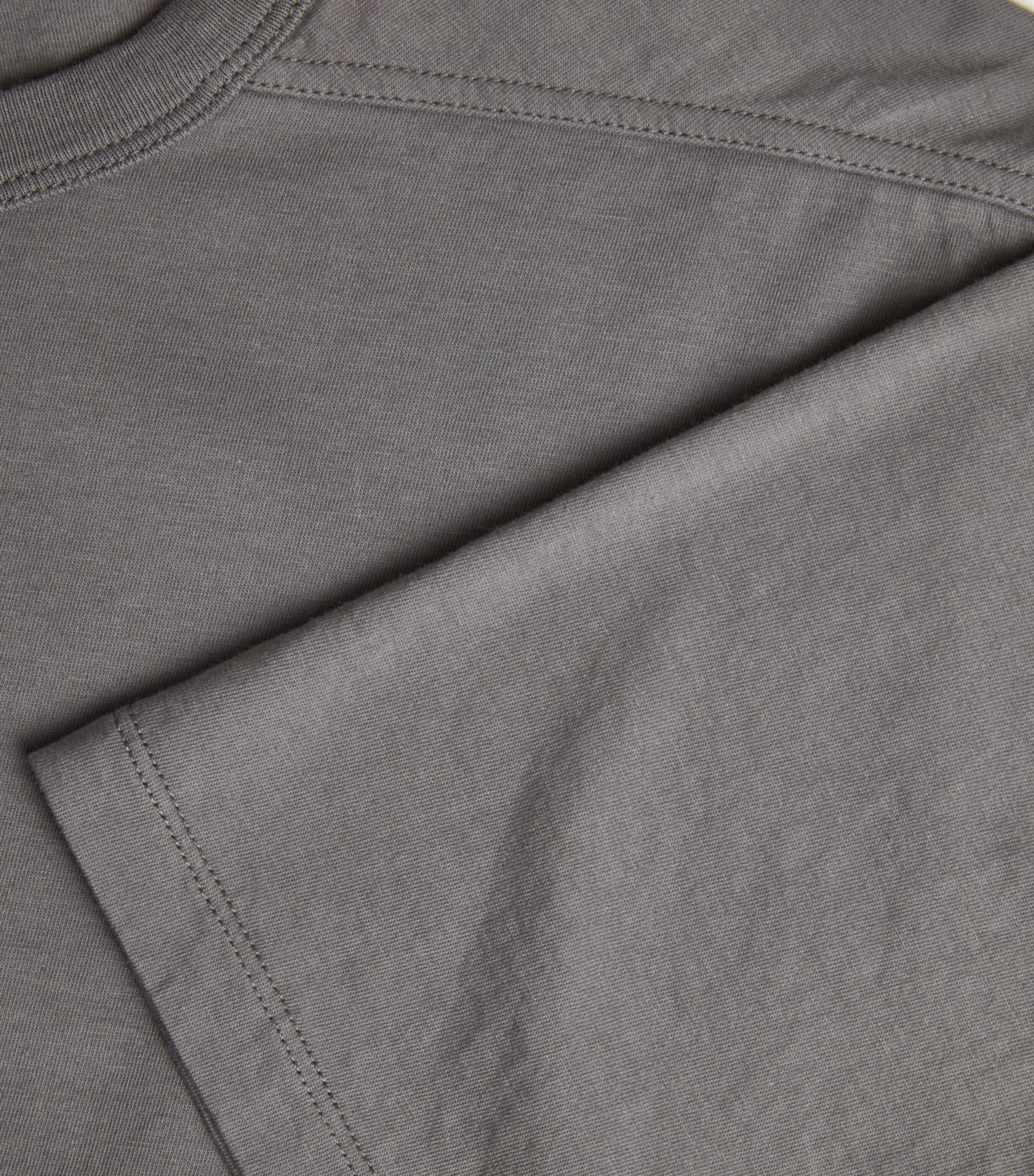 Rick Owens Cotton Jersey Brad T-Shirt Steel Image 6