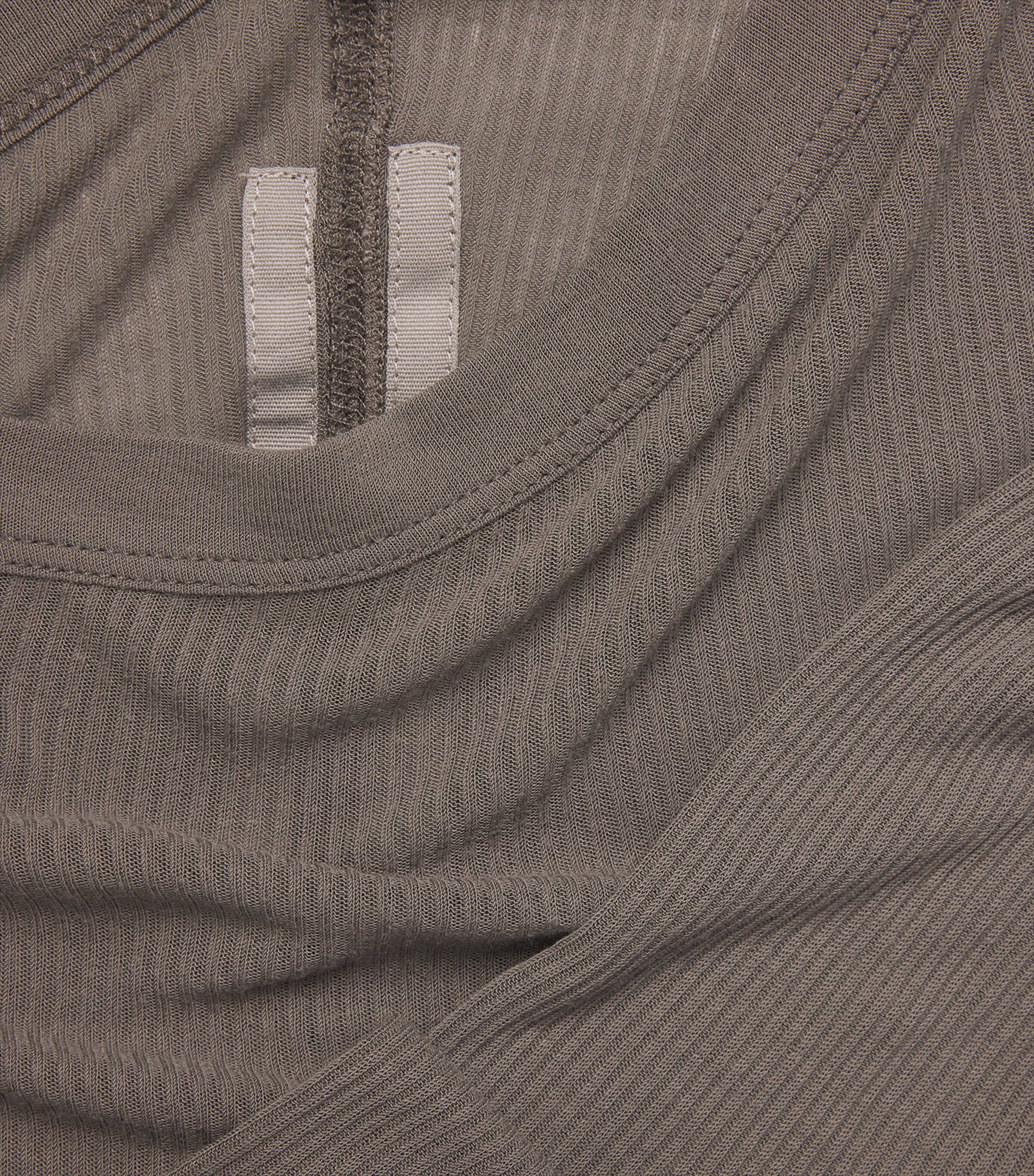 Rick Owens Womens Ziggy Asymmetrical Top Dust Image 6