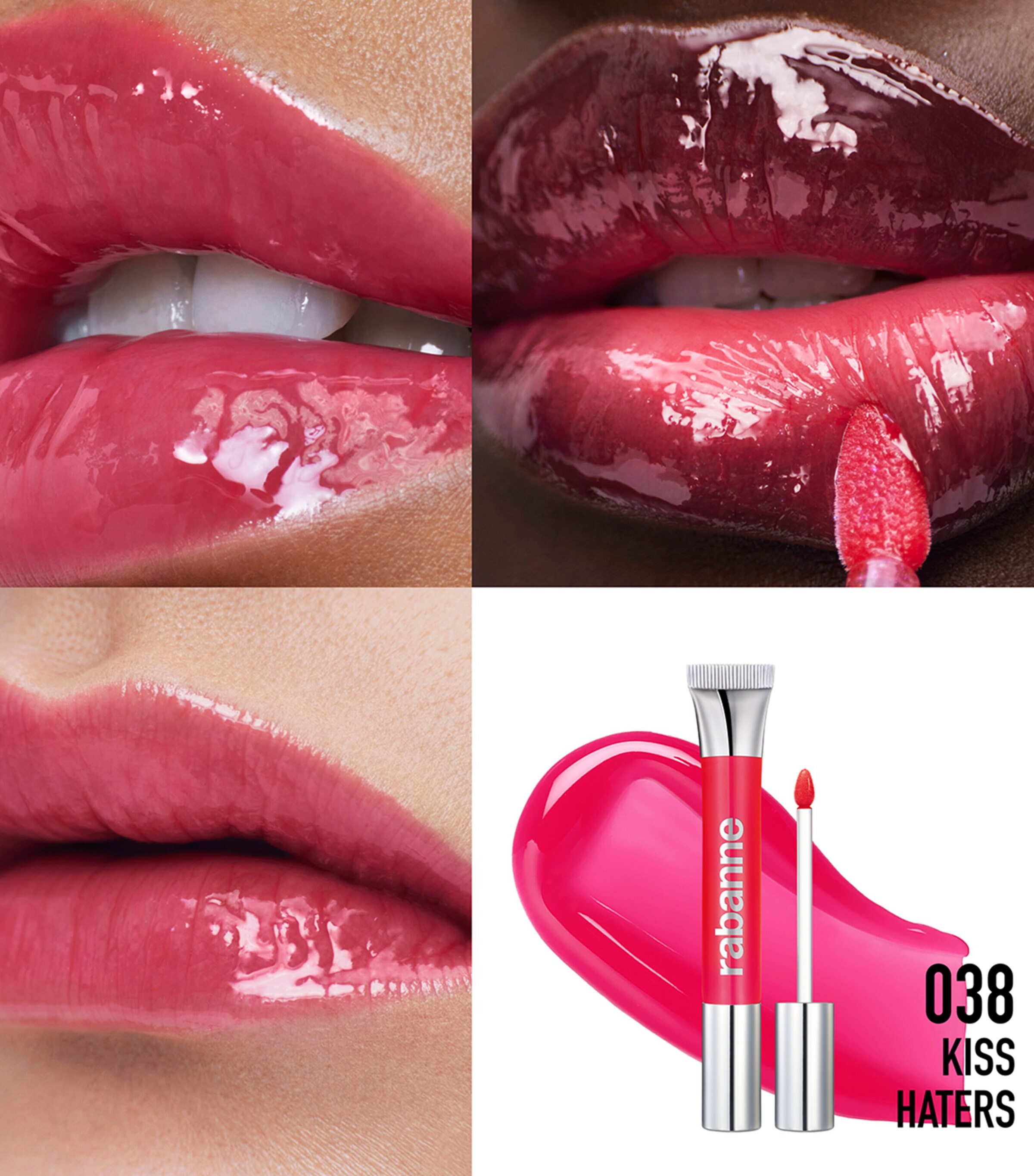 Rabanne Glowies Lip Gloss Kiss Haters Image 3