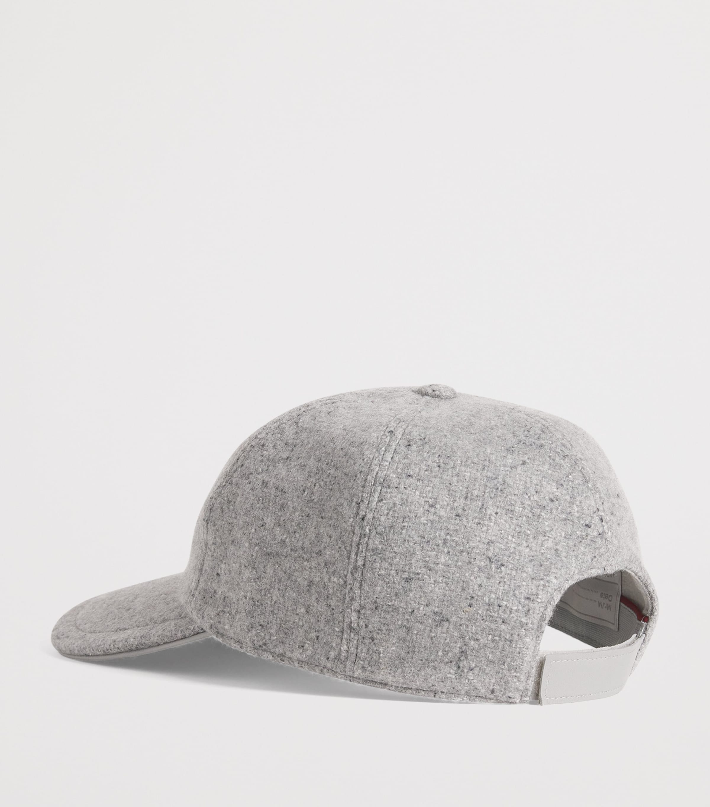Cashmere-Silk Baseball Cap GRIGIO CHIARO MELANG Image 3