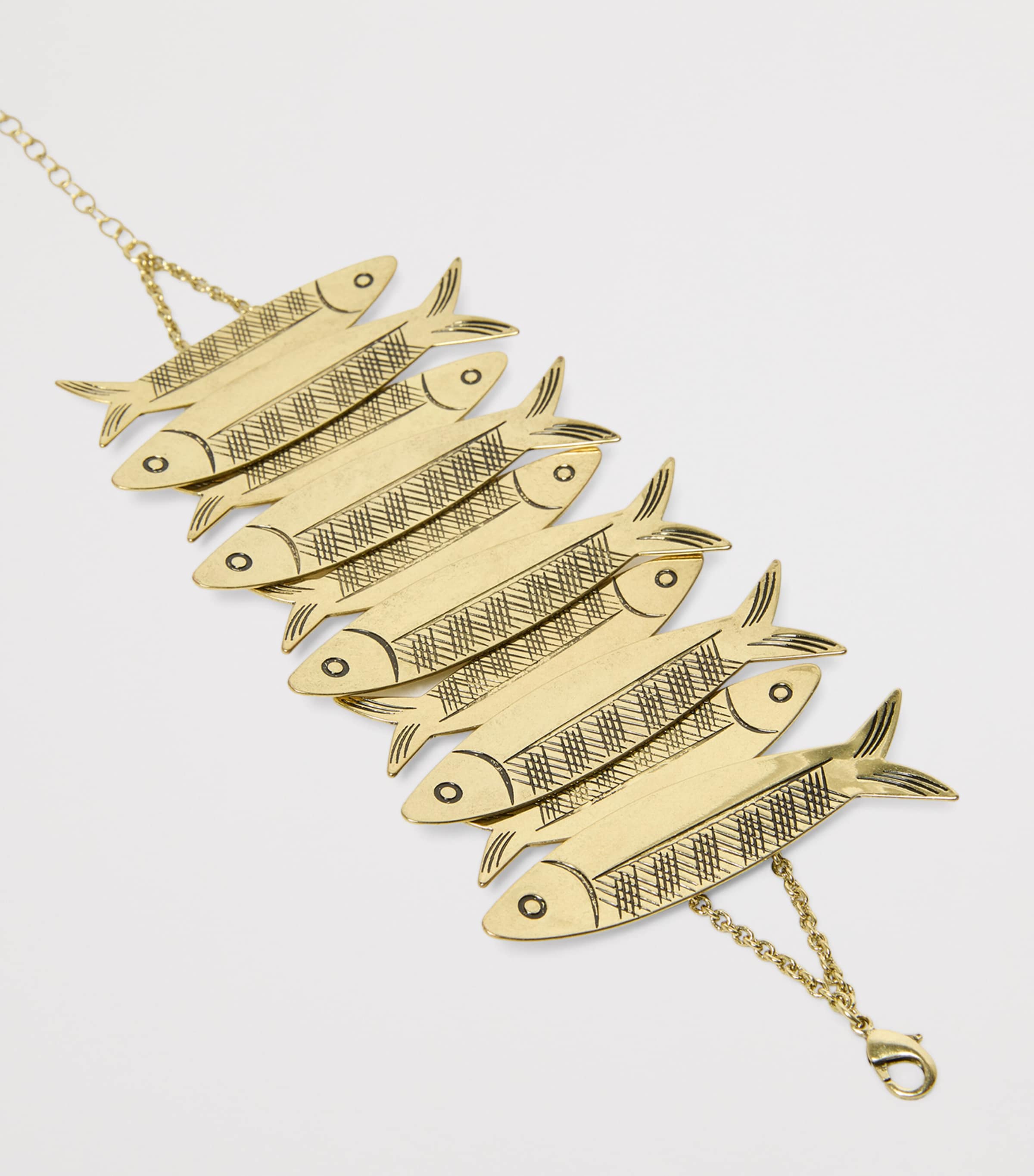 Marina Rinaldi Gold-Tone Fish Bracelet Gold Image 4