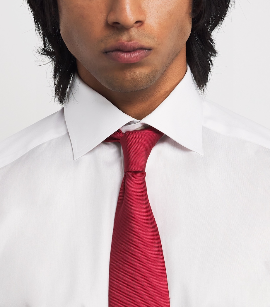 Silk Tie 58-RED Image 2