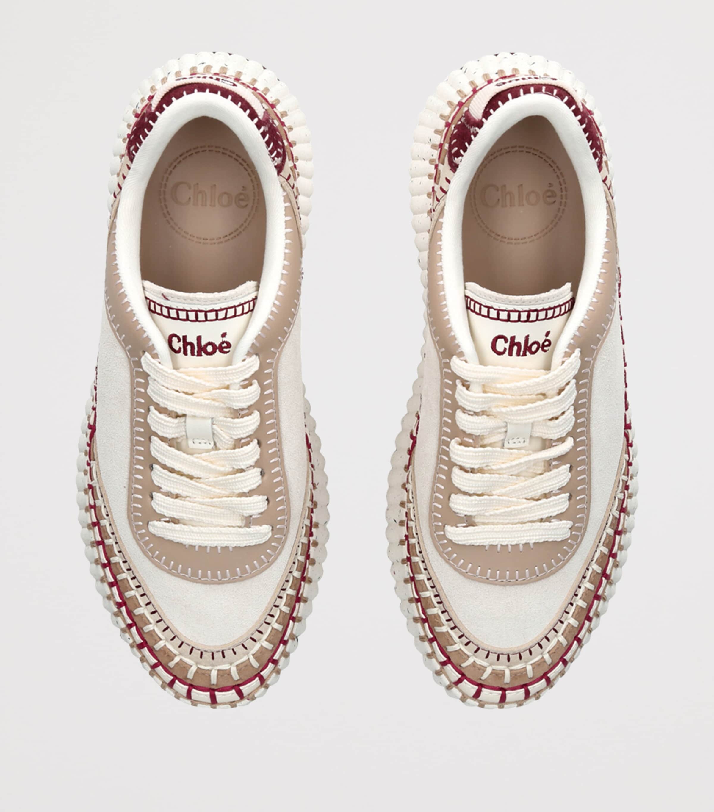 Suede Nama Runner Sneakers BEIGE COMB Image 4