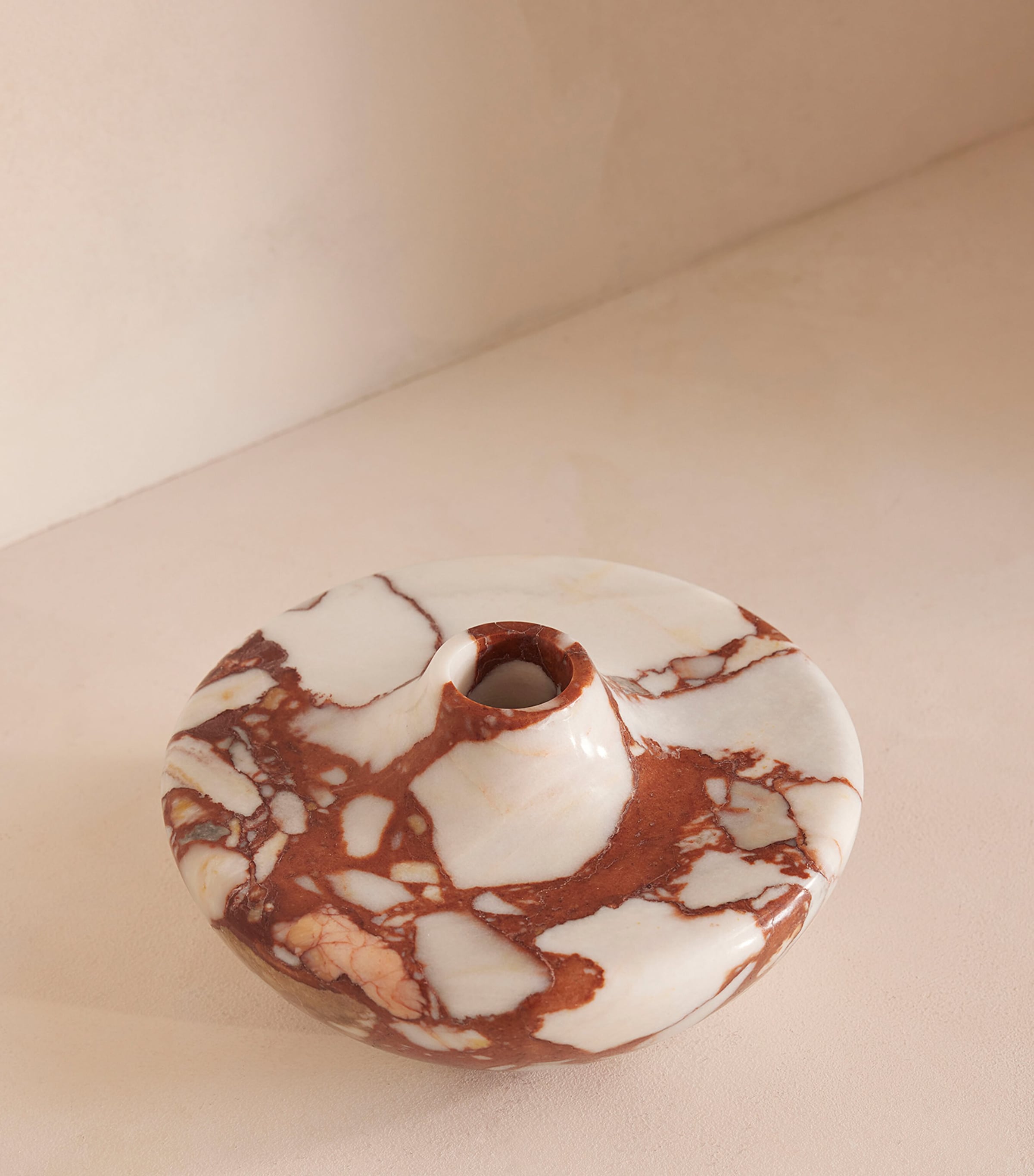 Marble Alma Vase (10cm) RED Image 2