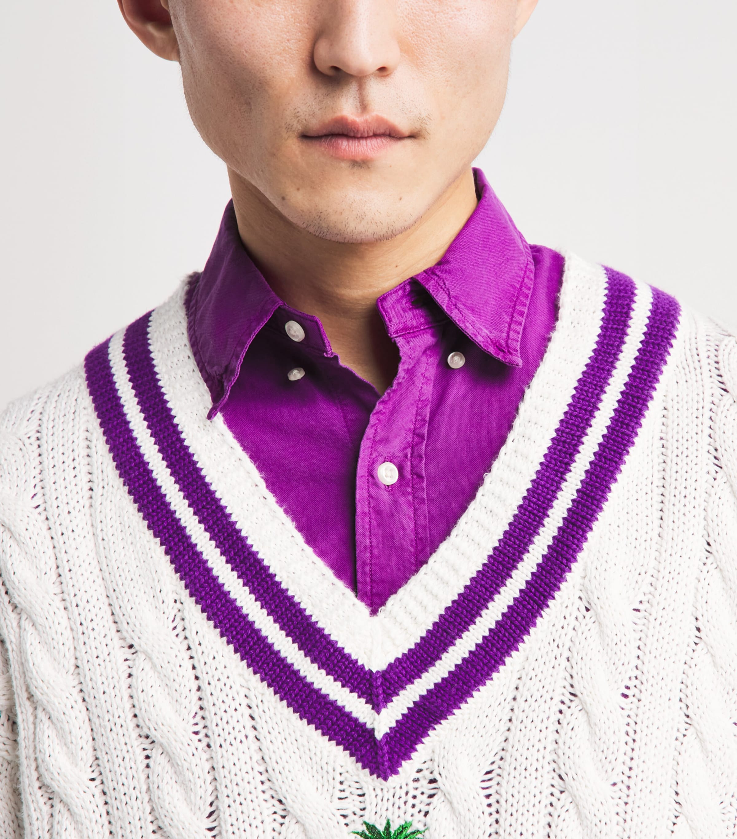 Polo Ralph Lauren Purple Cotton Garment-Dyed Oxford Shirt | Harrods US