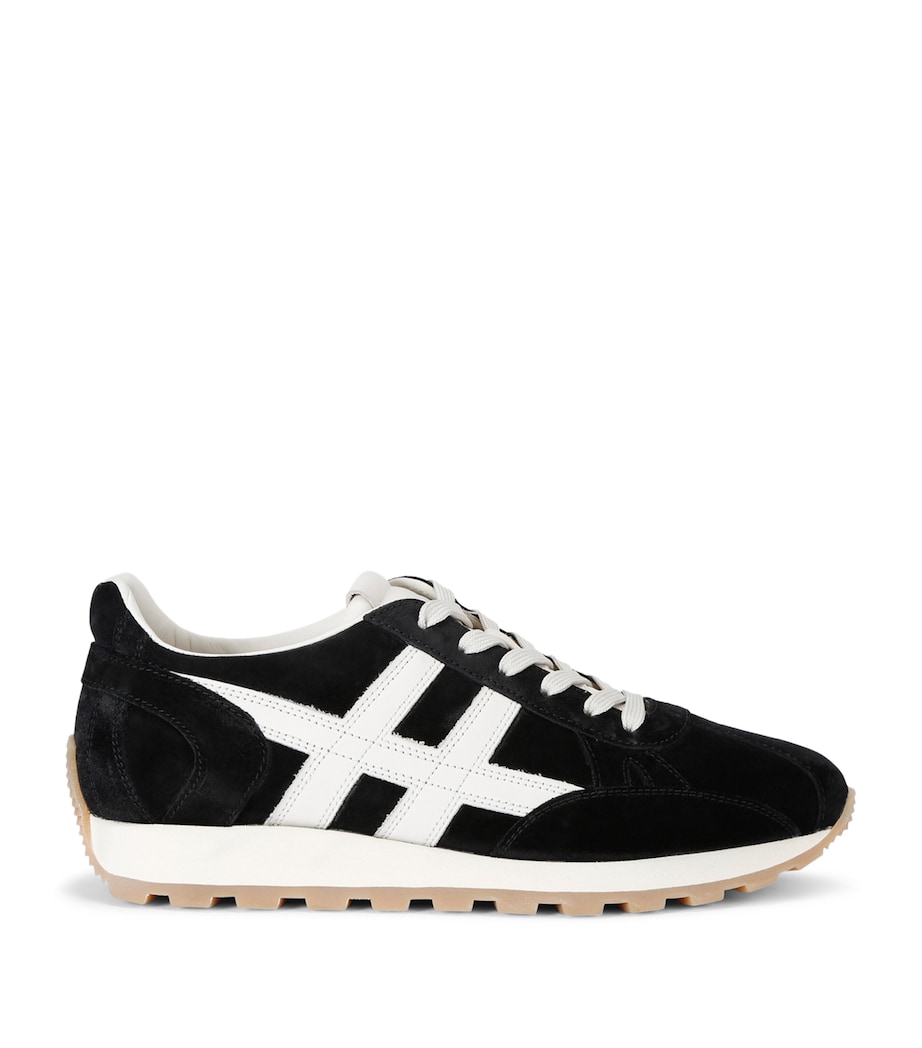 Suede H671 Allacciato Sneakers BLK/WHITE Image 1
