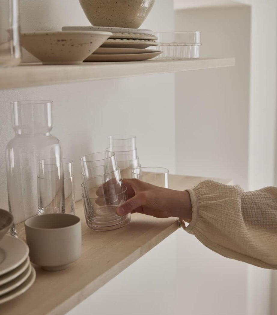 Set of 4 Nesting Tumblers (290ml) CLEAR Image 2