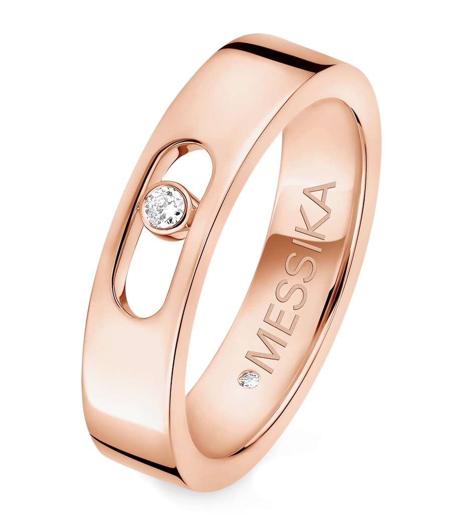 Messika Move Joaillerie Pink Gold and Diamond Wedding Ring Pink Gold Image 1