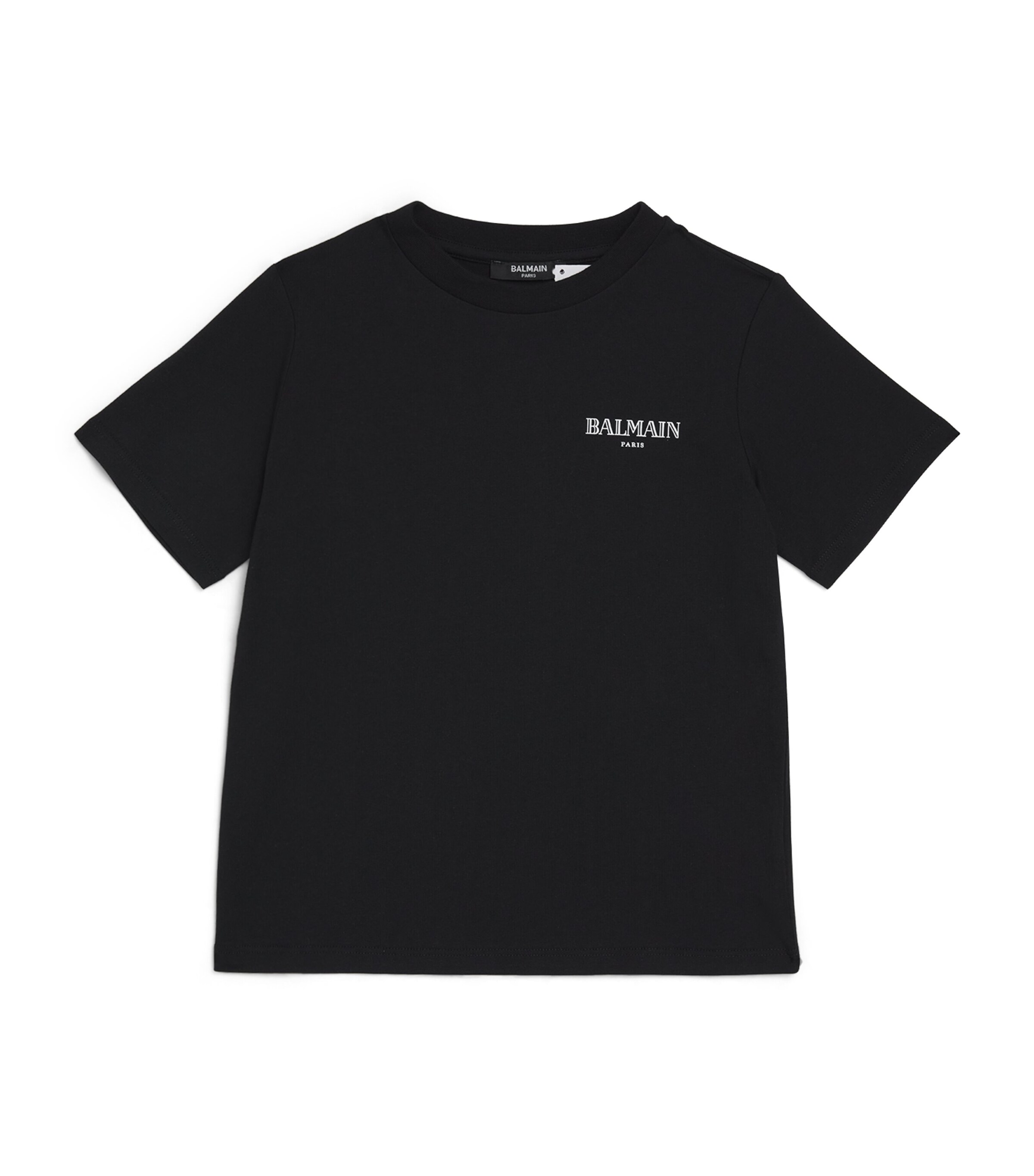 BALMAIN COTTON SMALL LOGO T-SHIRT