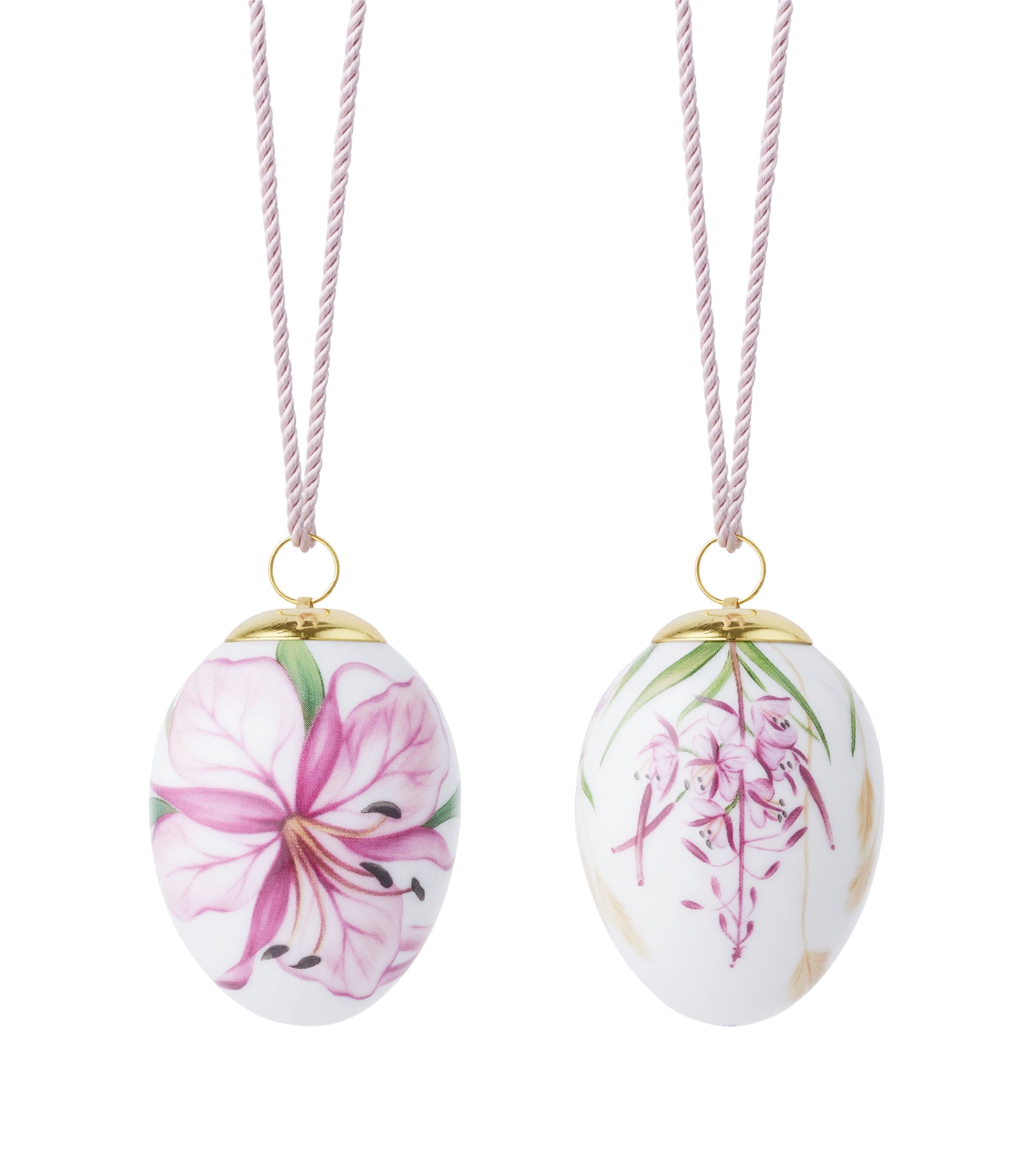 Royal Copenhagen Porcelain Fireweed Eggs (6cm) Image 1