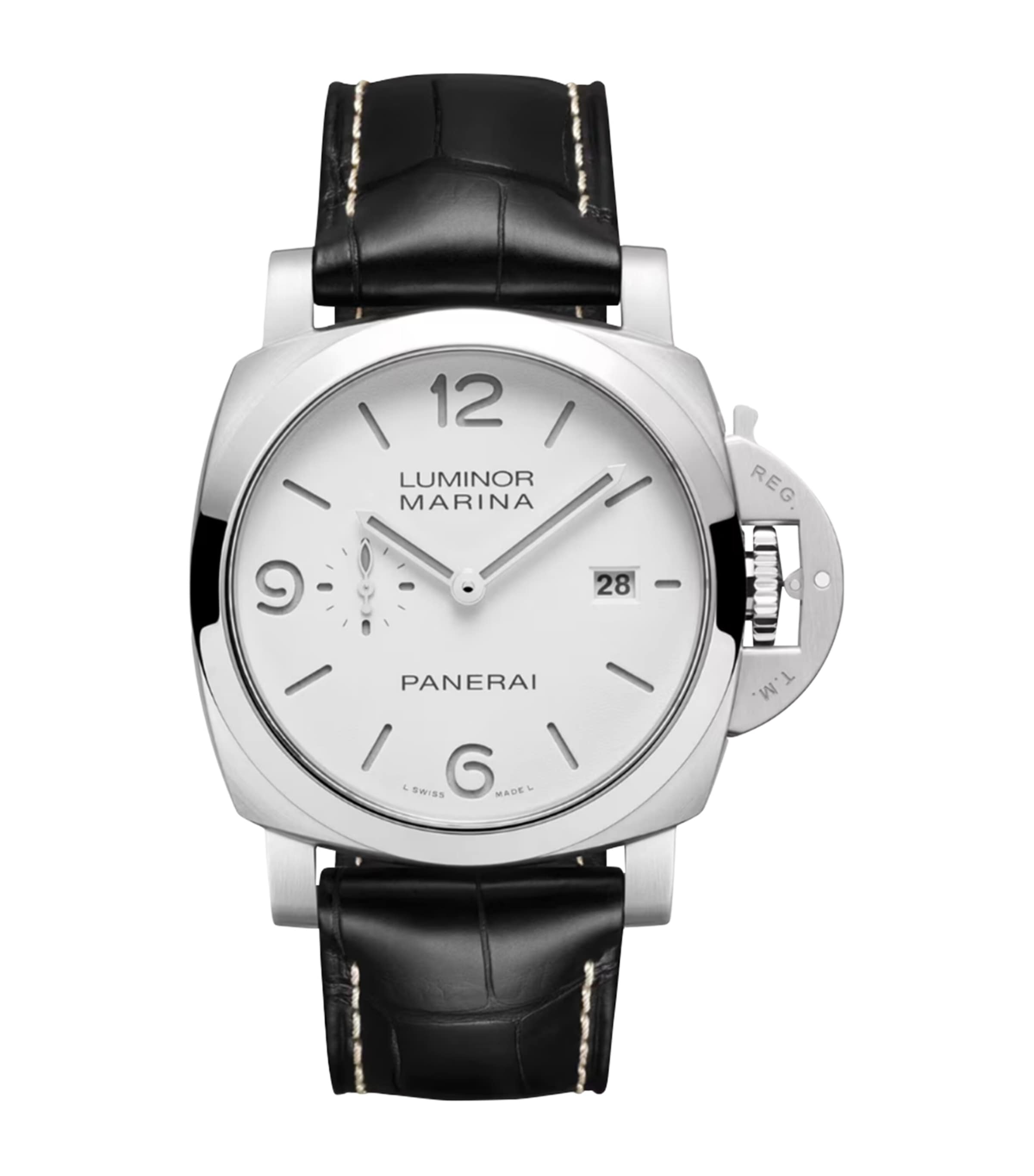 Stainless Steel Luminor Marina Watch 44mm WHITE Image 1