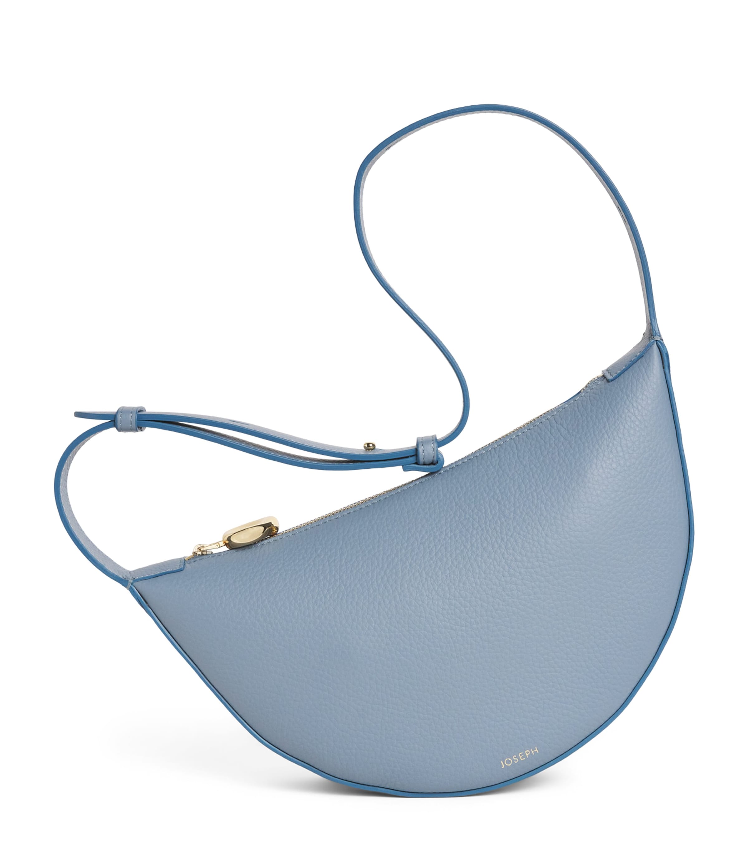 Joseph Leather Bean Shoulder Bag Chambray Image 1