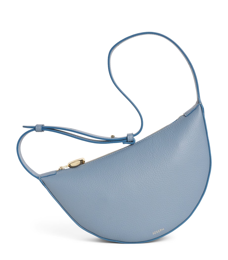 Joseph Leather Bean Shoulder Bag Chambray Image 1