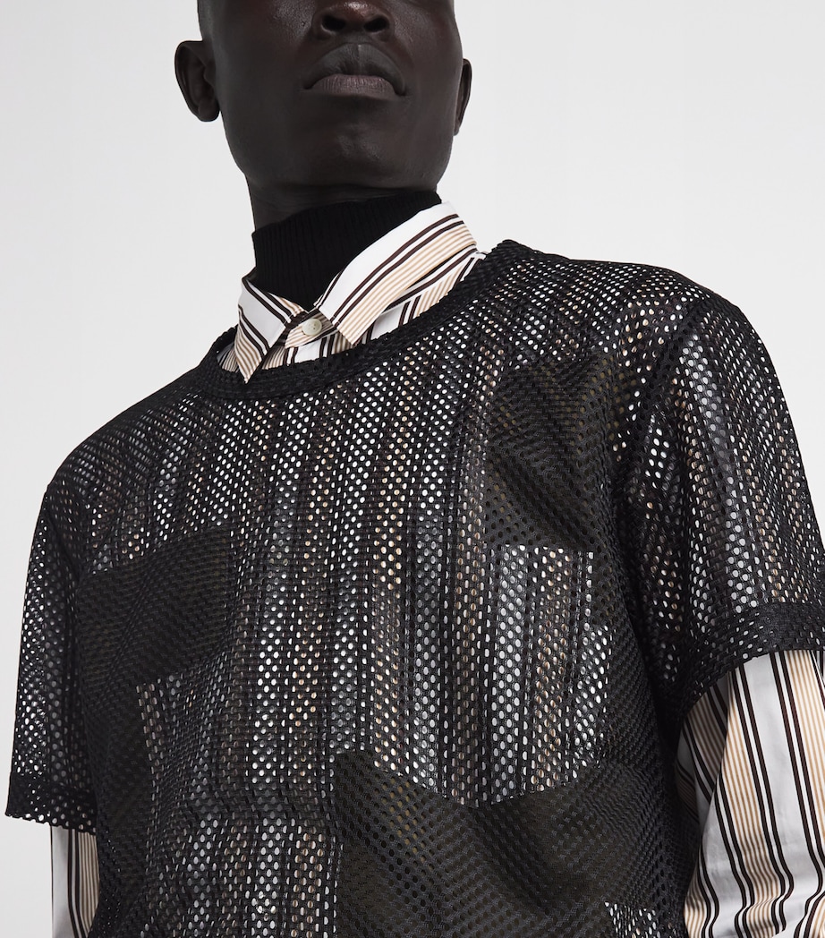 Mesh T-Shirt BLACK Image 6