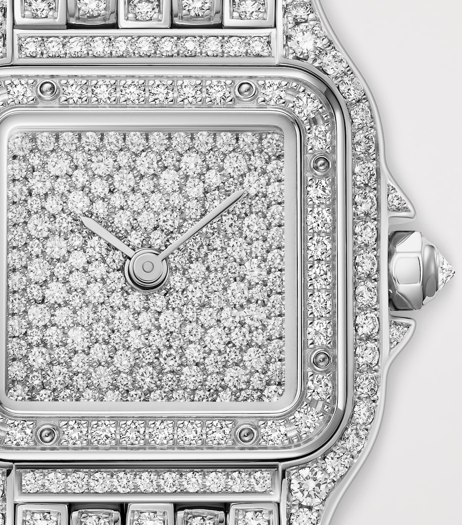 Cartier Small White Gold and Diamond Panthère de Cartier Watch 22mm White Gold Image 3
