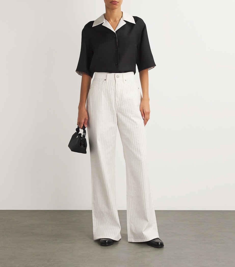 Embellished Good Ease Relaxed Jeans 001 CLOUD WHITE Image 2