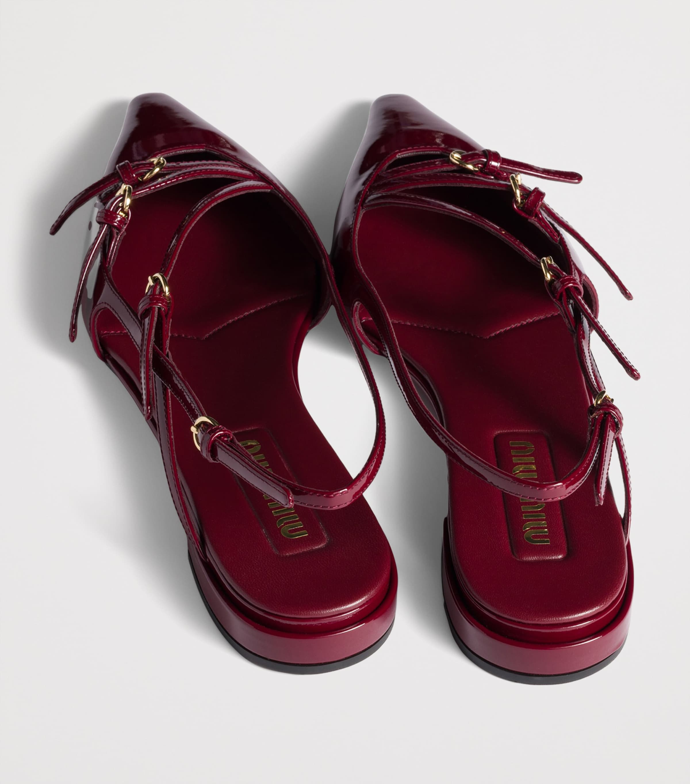 Patent Leather Slingback Flats F0D27 Image 4