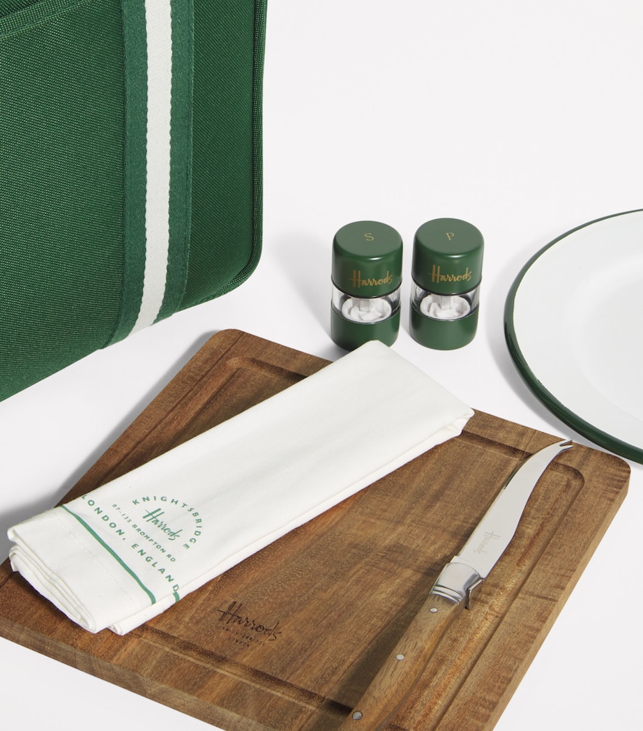 Harrods Picnic Backpack Harrods Green Image 3