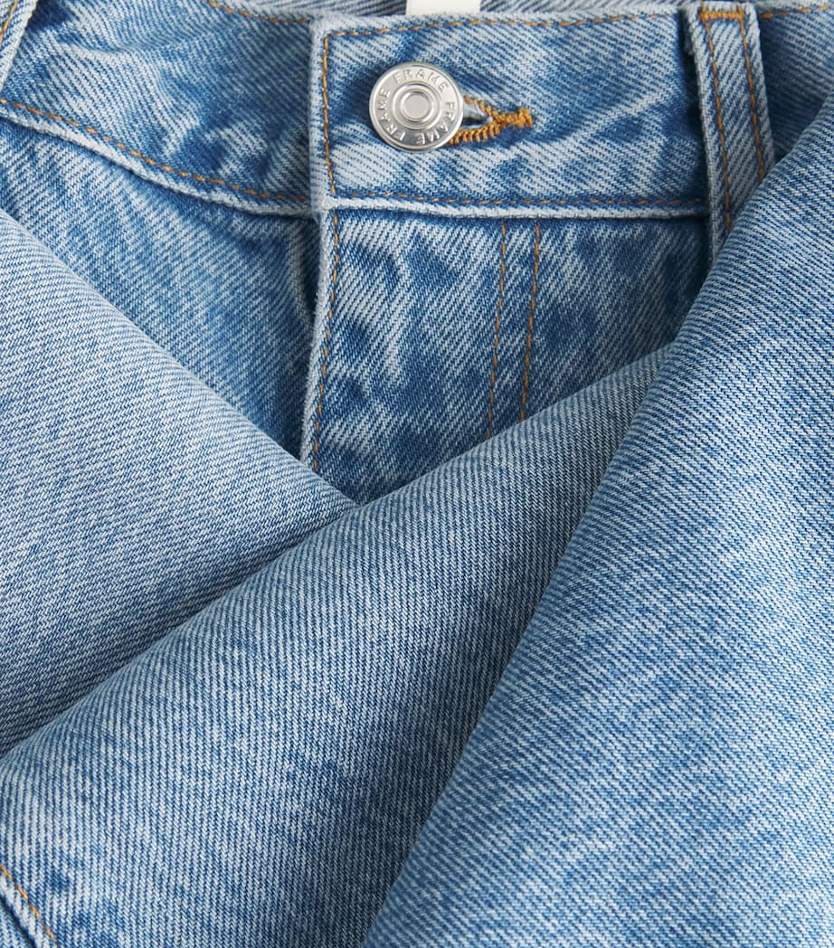 FRAME Womens The Saturday Straight Jeans Static Image 6
