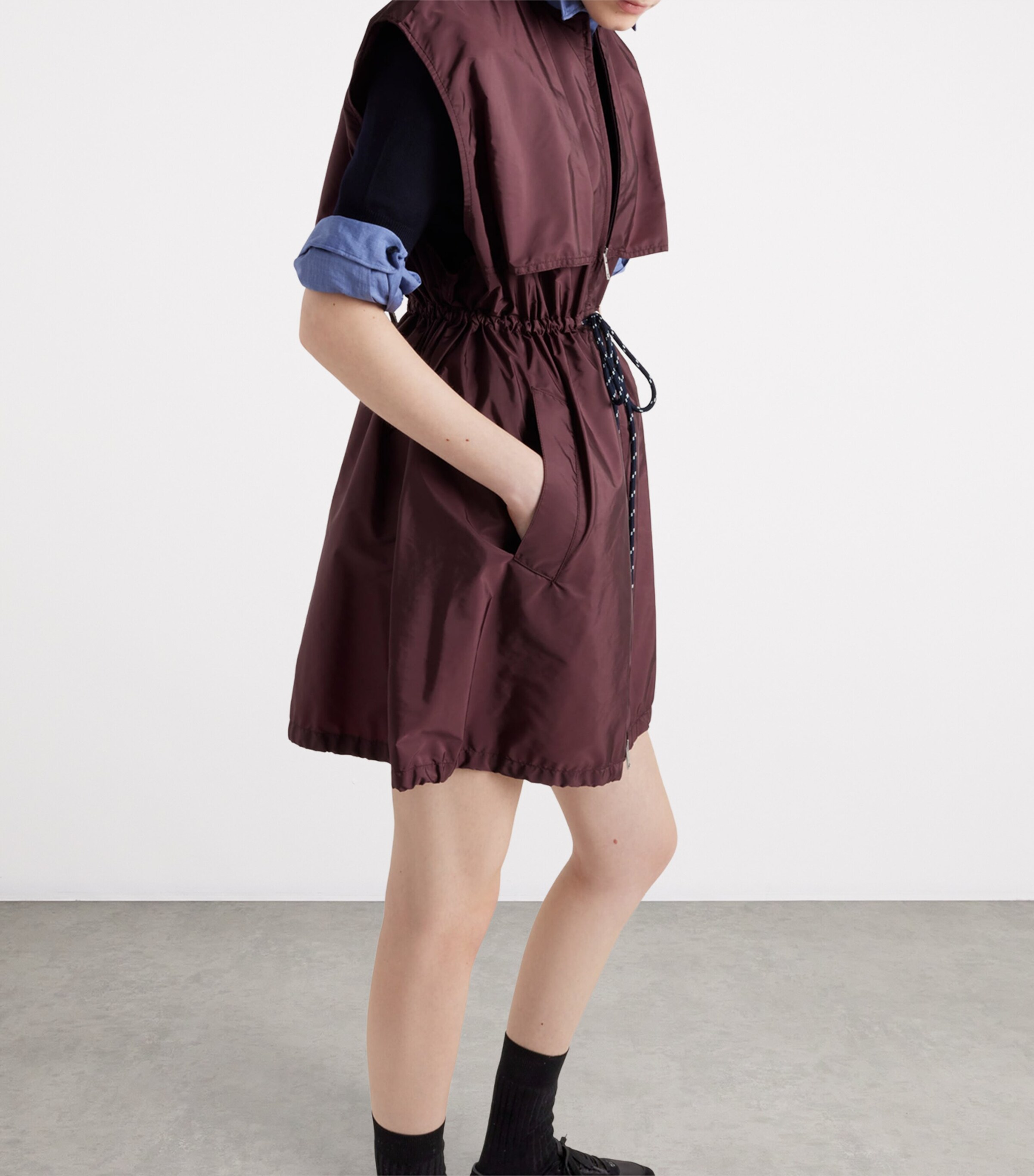 Re-Nylon Mini Dress F0403 Image 6