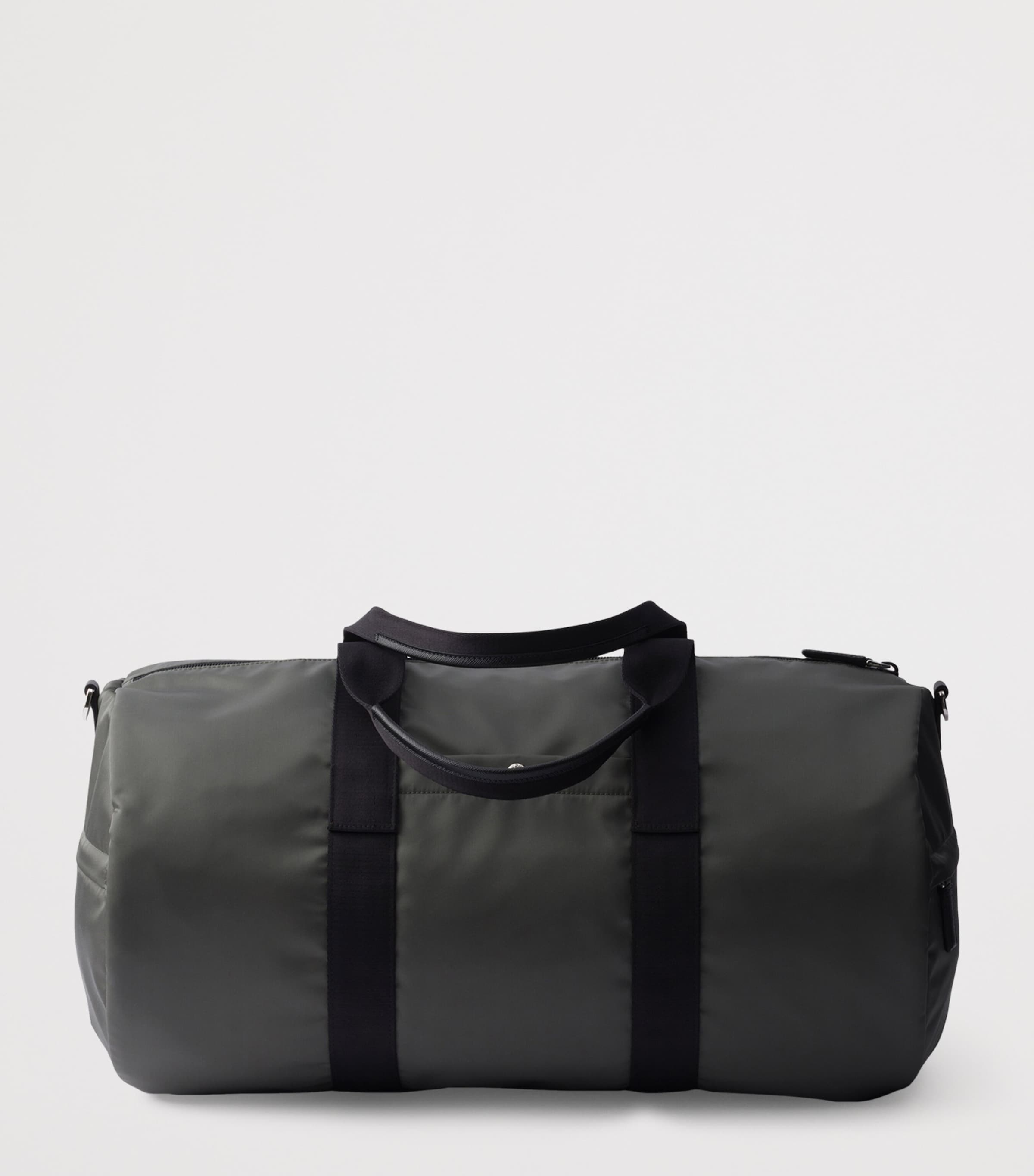 Re-Nylon and Leather Holdall F0414 Image 3