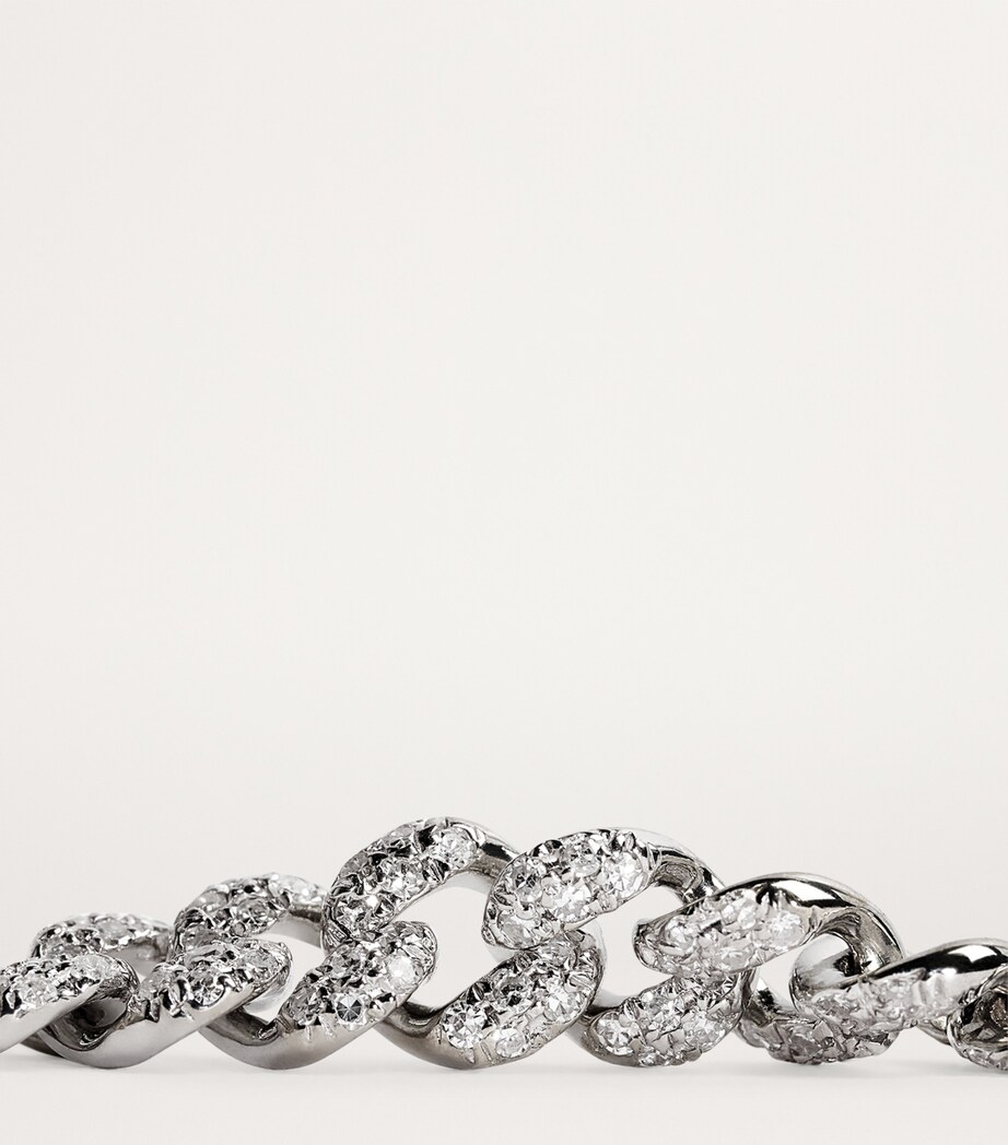 SHAY White Gold and Diamond Radiant Illusion Choker White Gold Image 2