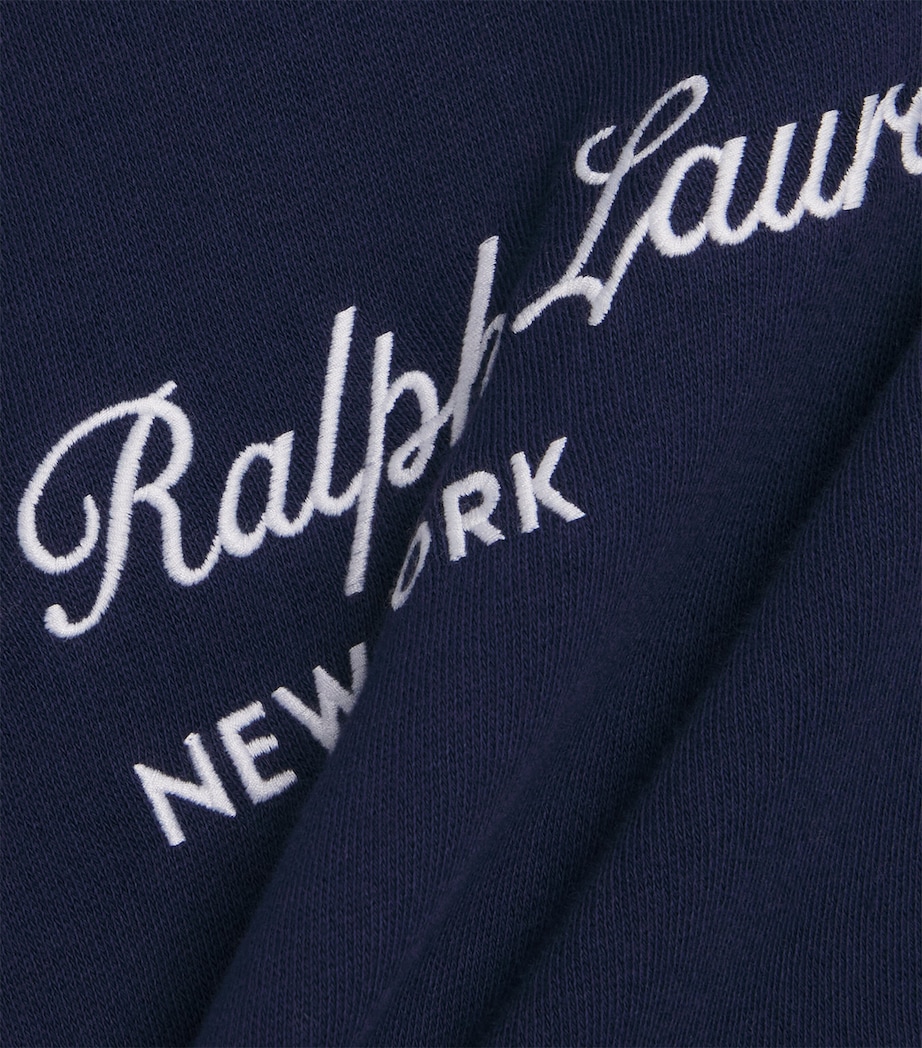 Polo Ralph Lauren Mens Embroidered Logo Hoodie Newport Navy Image 6