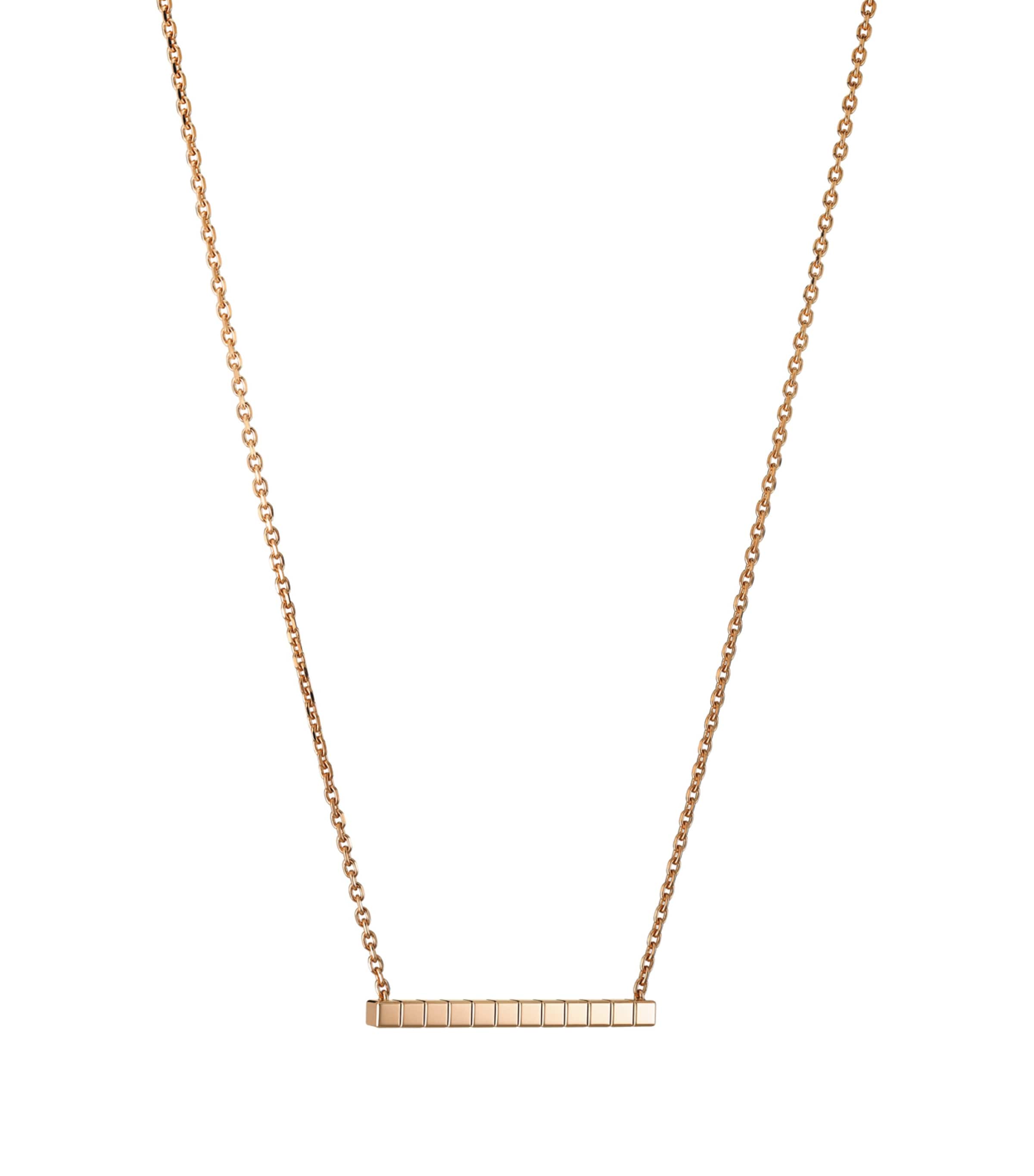 Rose Gold Ice Cube Necklace 18K ROSE GOLD Image 1