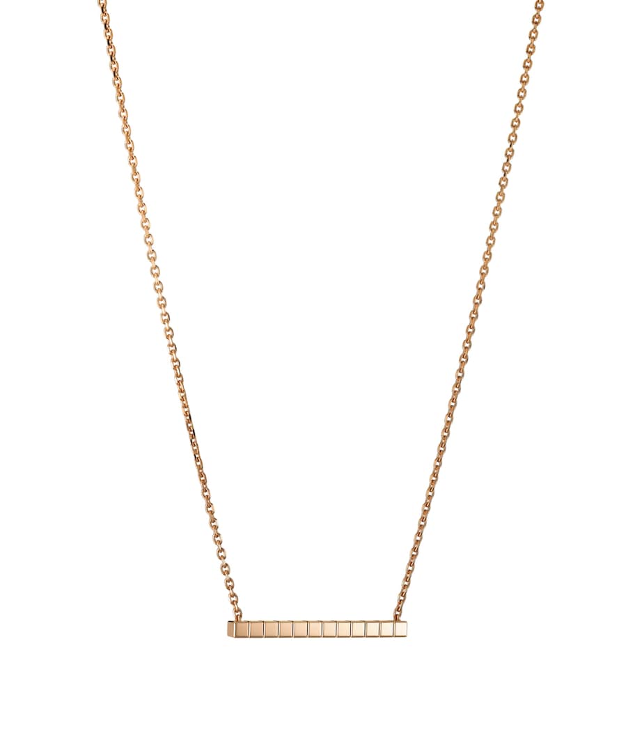 Rose Gold Ice Cube Necklace 18K ROSE GOLD Image 1