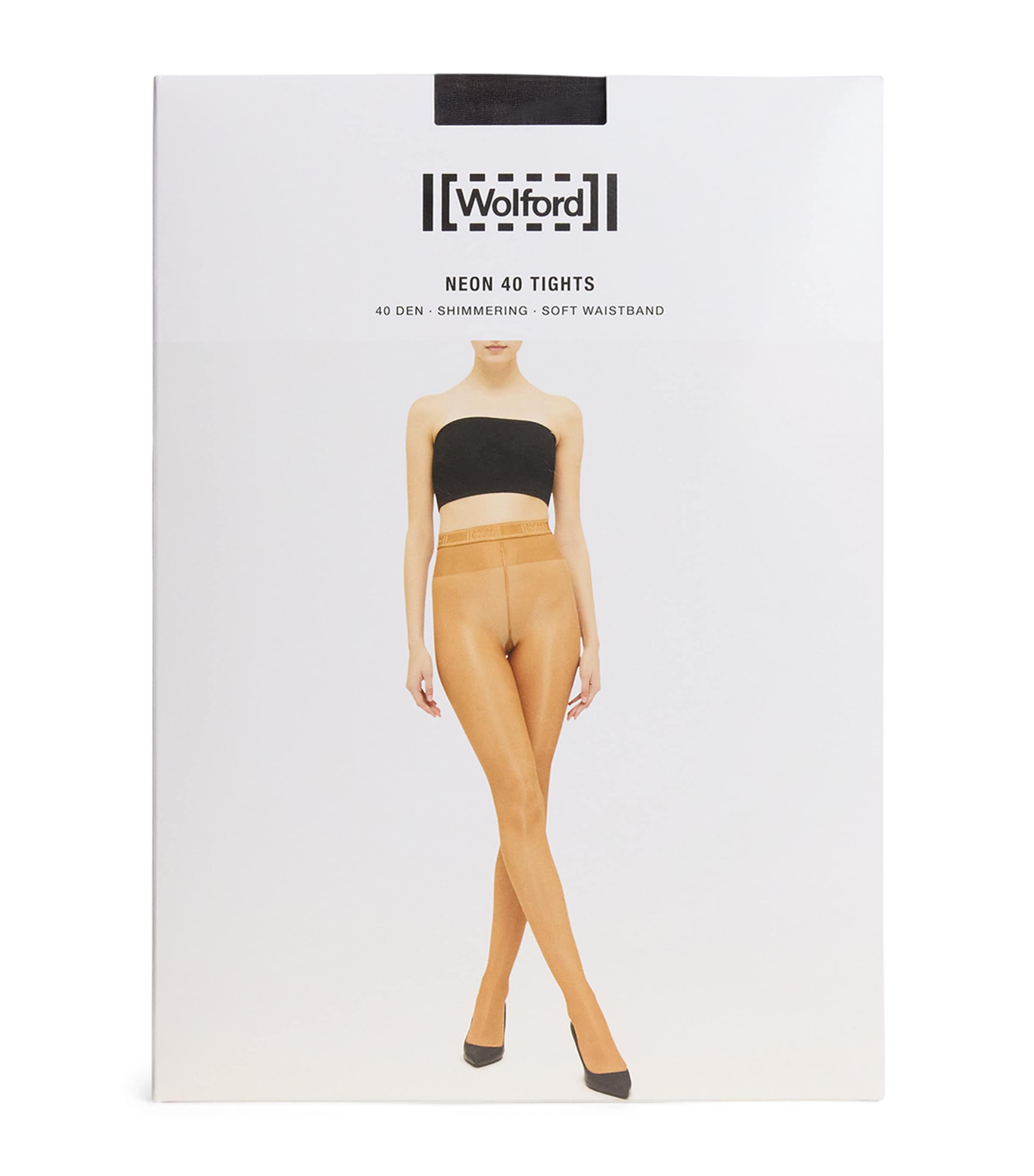 Wolford Neon 40 Tights In Brown