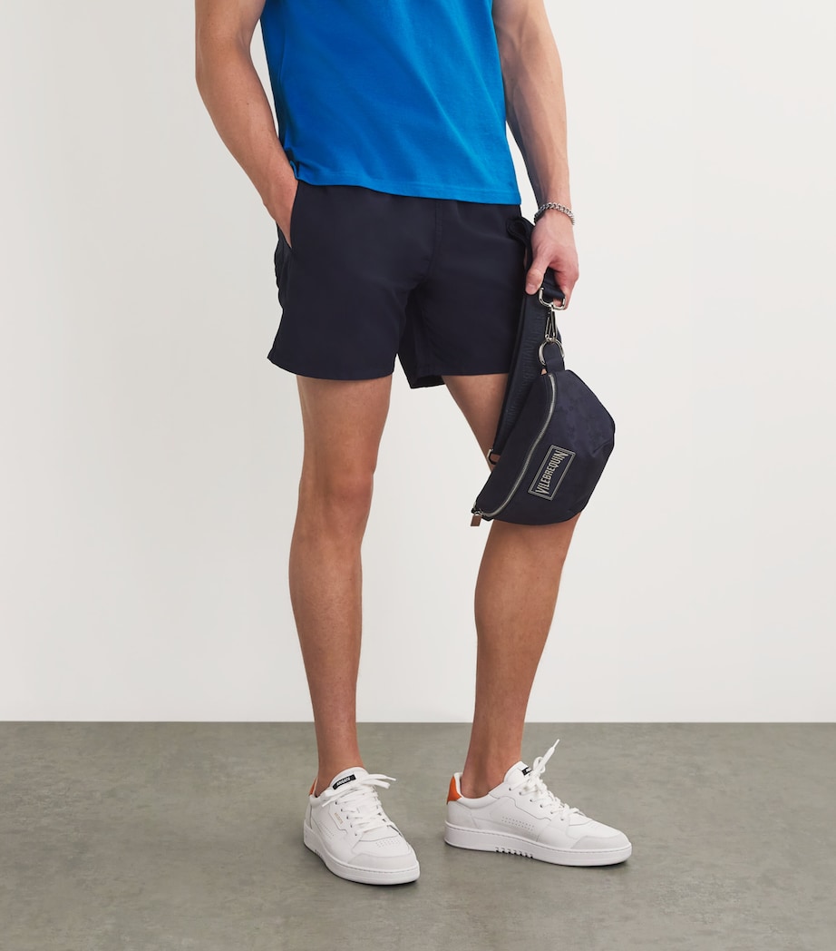 Monogram Jacquard Cross-Body Bag 390 NAVY Image 5