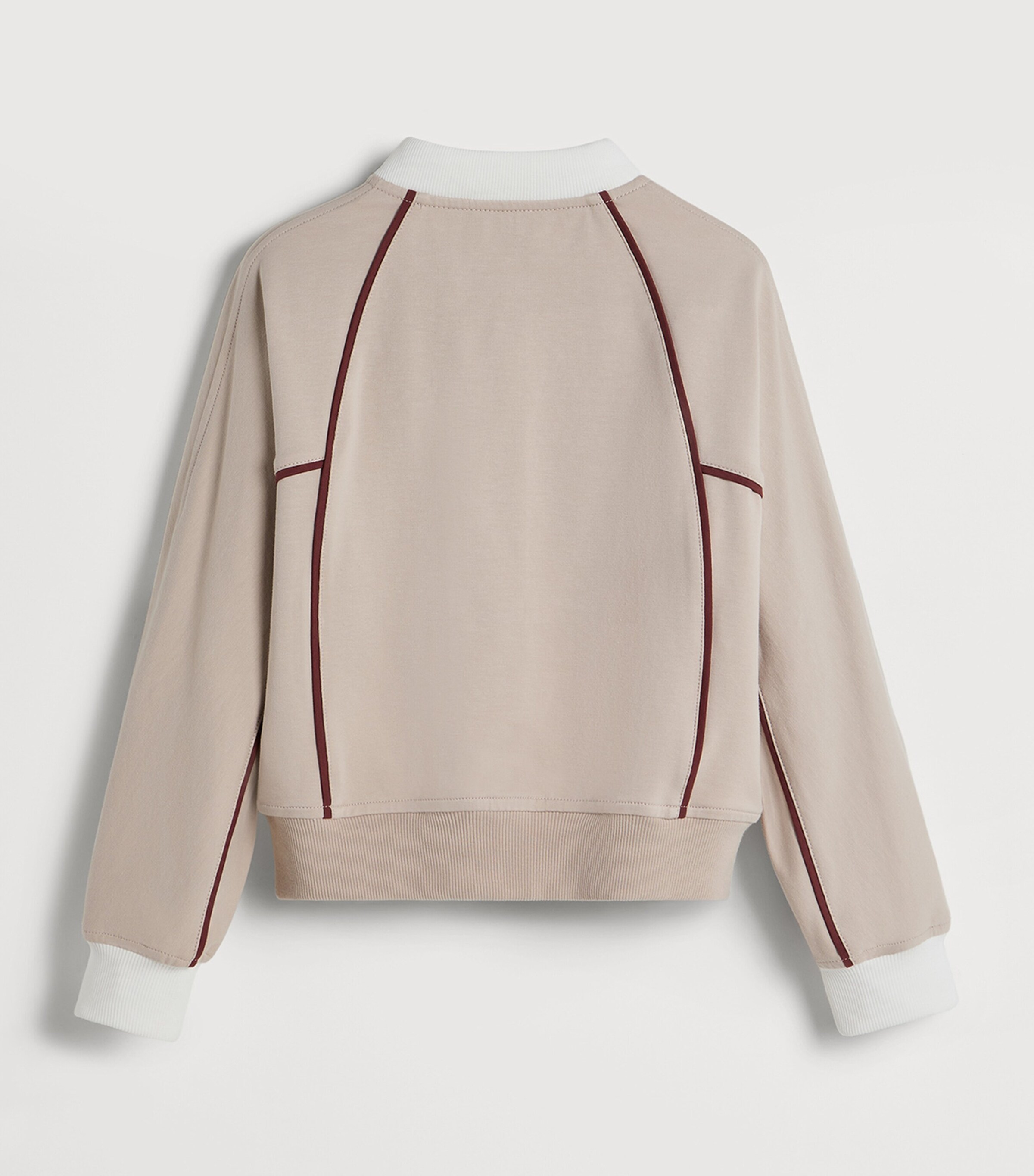 Brunello Cucinelli Kids Contrast-Trim Bomber Jacket (4-6 Years) Image 2