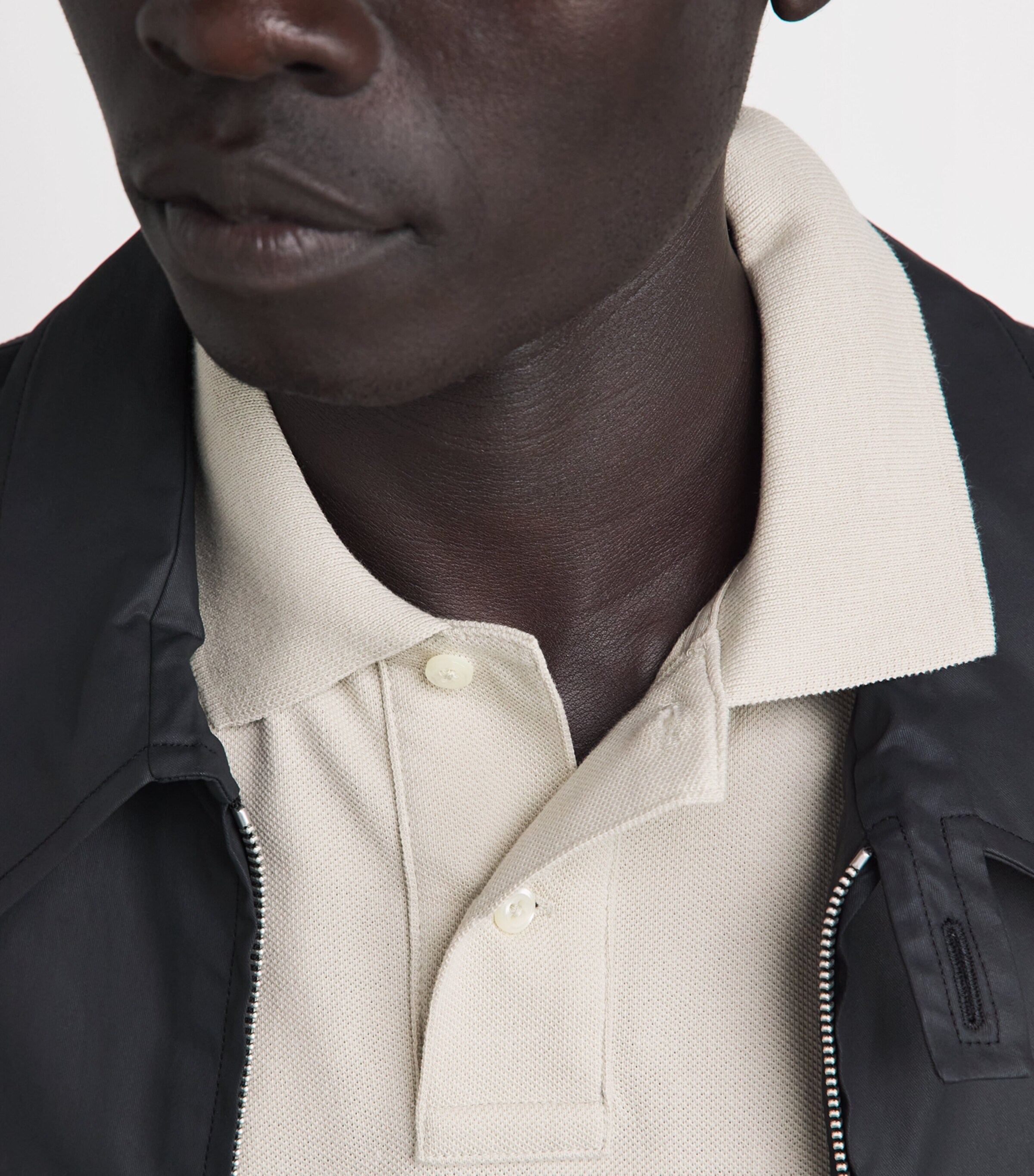 Polo Ralph Lauren Mens Cotton Mesh Polo Shirt Classic Stone Image 3