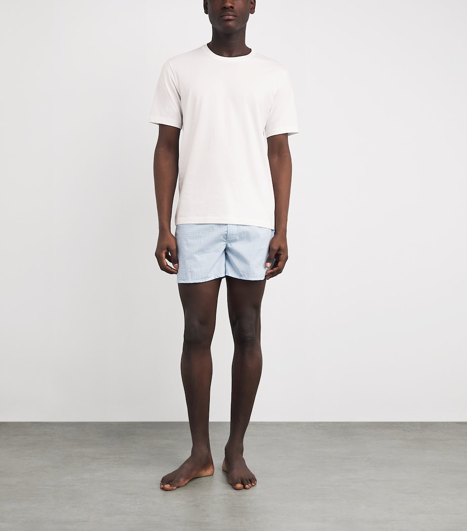 Cotton Living Crew-Neck T-Shirt 0101 WHITE Image 2